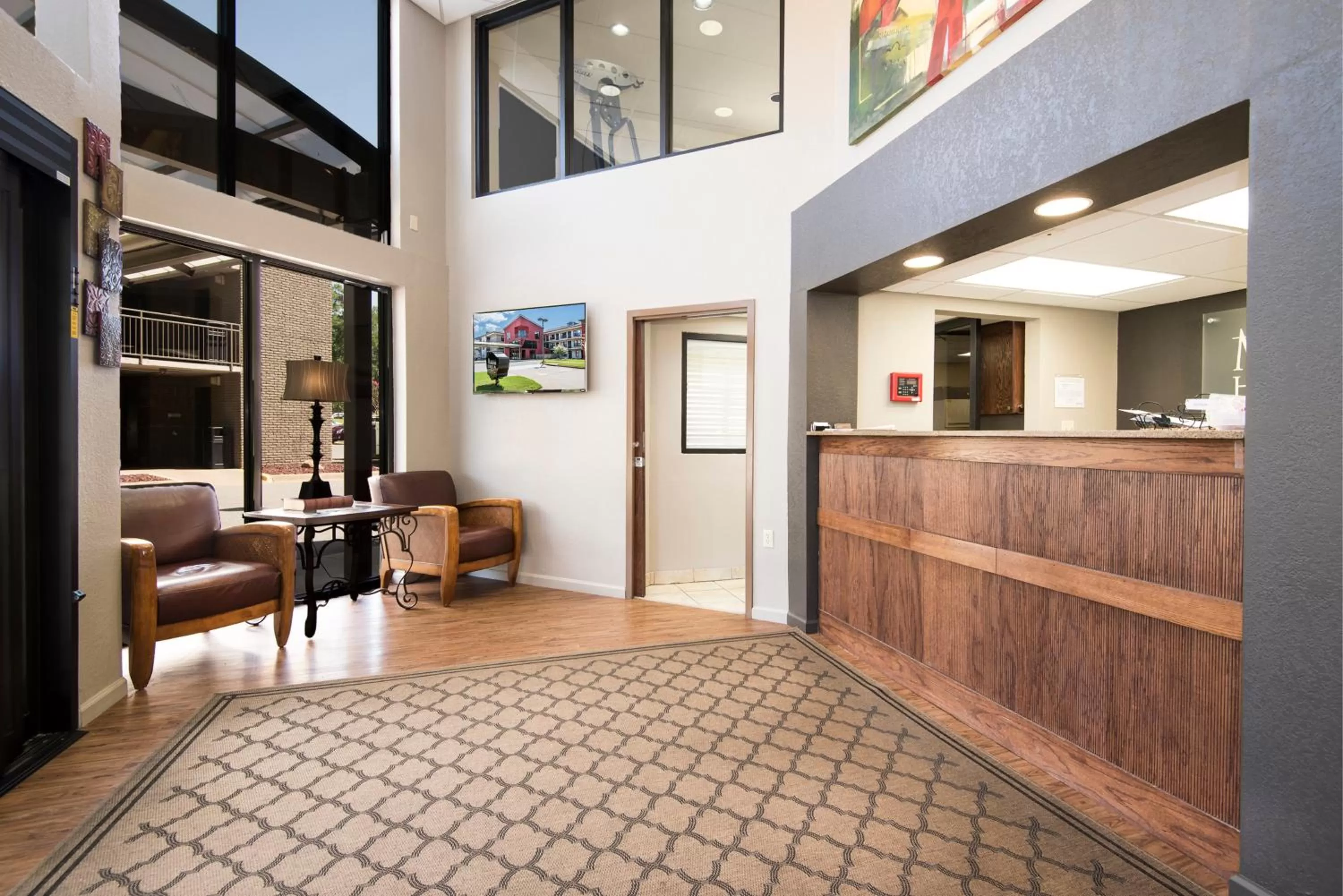 Lobby/Reception in Markham House Suites Little Rock Medical Center