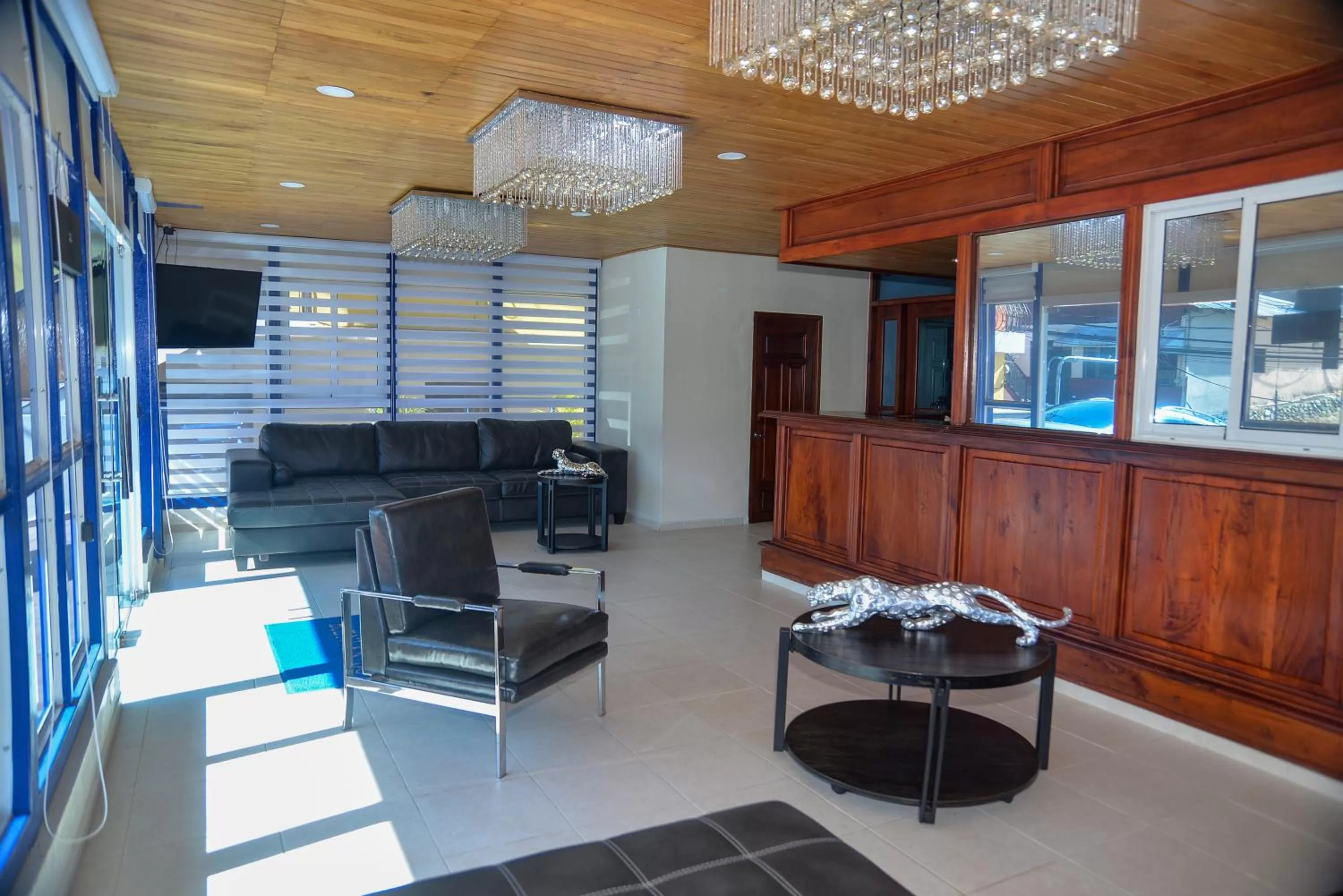 Living room in Hotel Jaraba