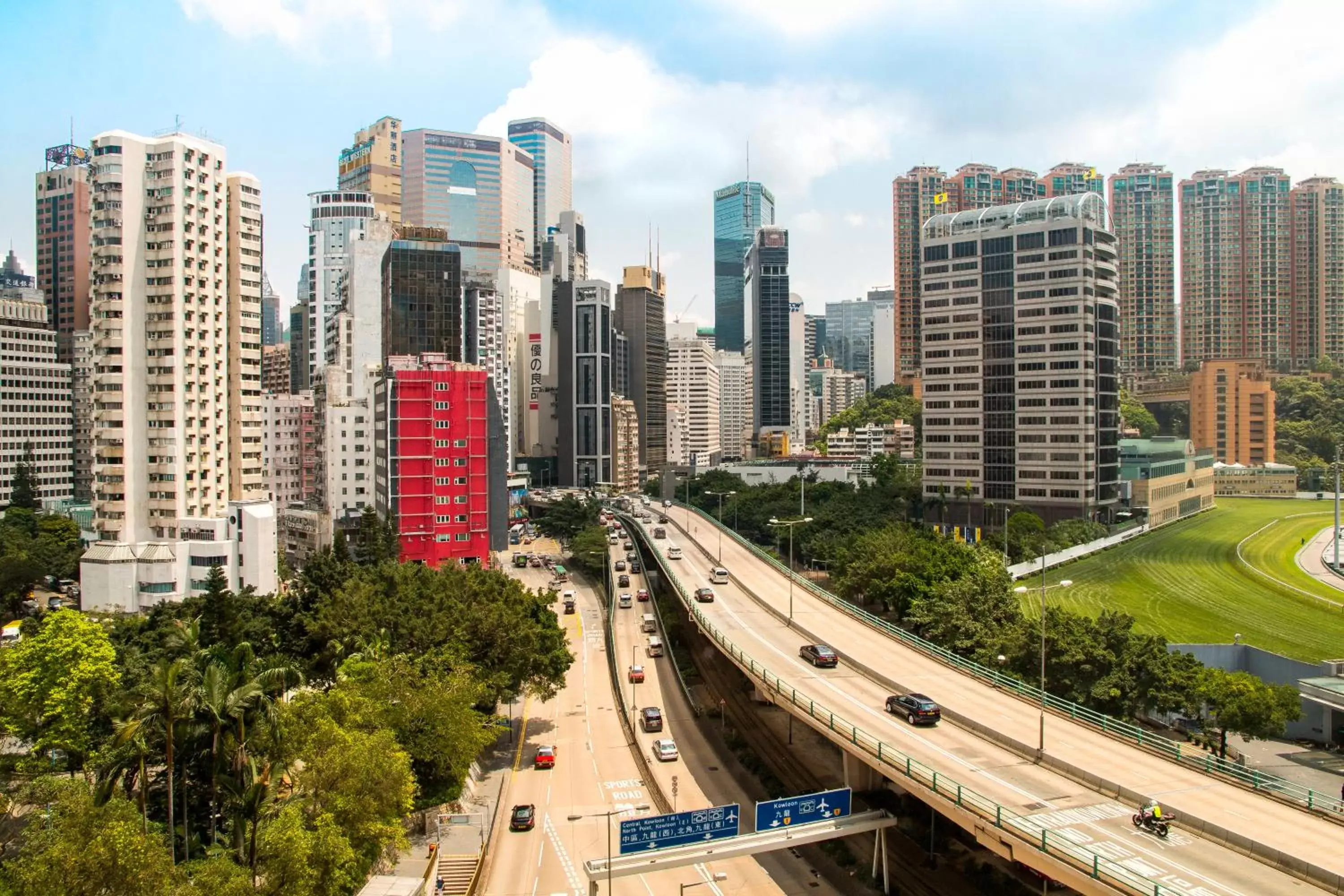 City view in Dorsett Wanchai, Hong Kong