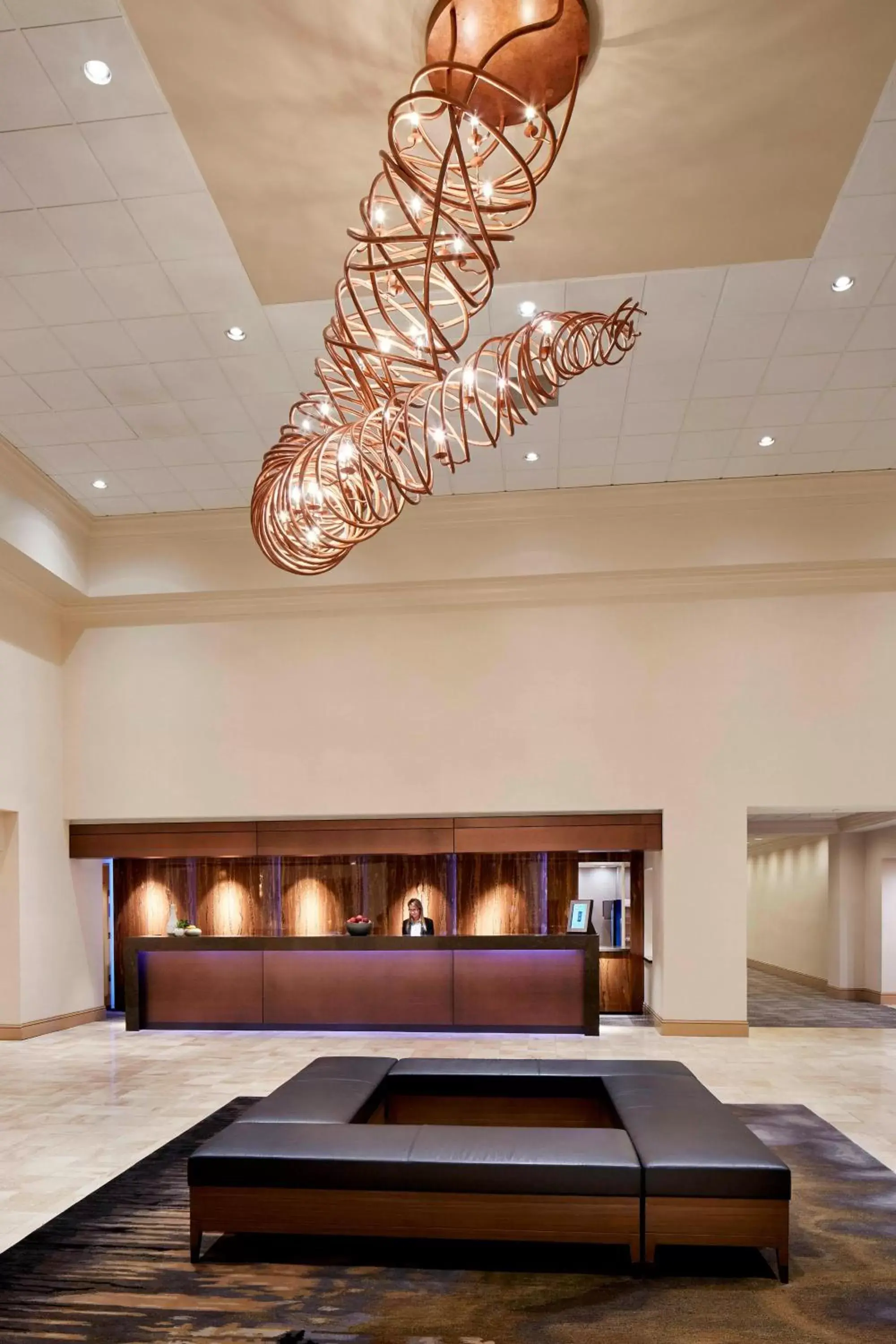 Lobby or reception in Marriott Birmingham Grandview