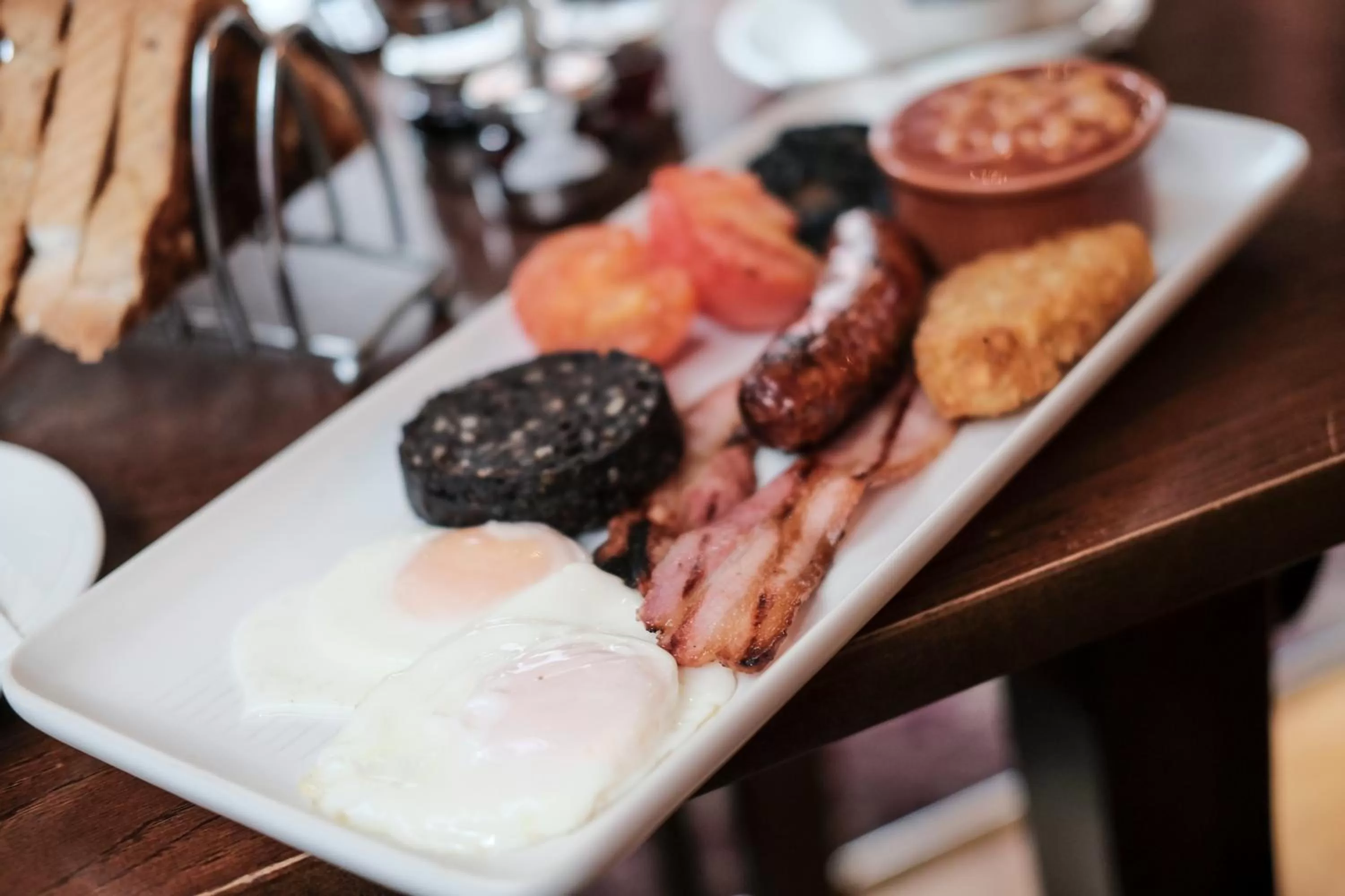 Food and drinks in The Wellington Hotel