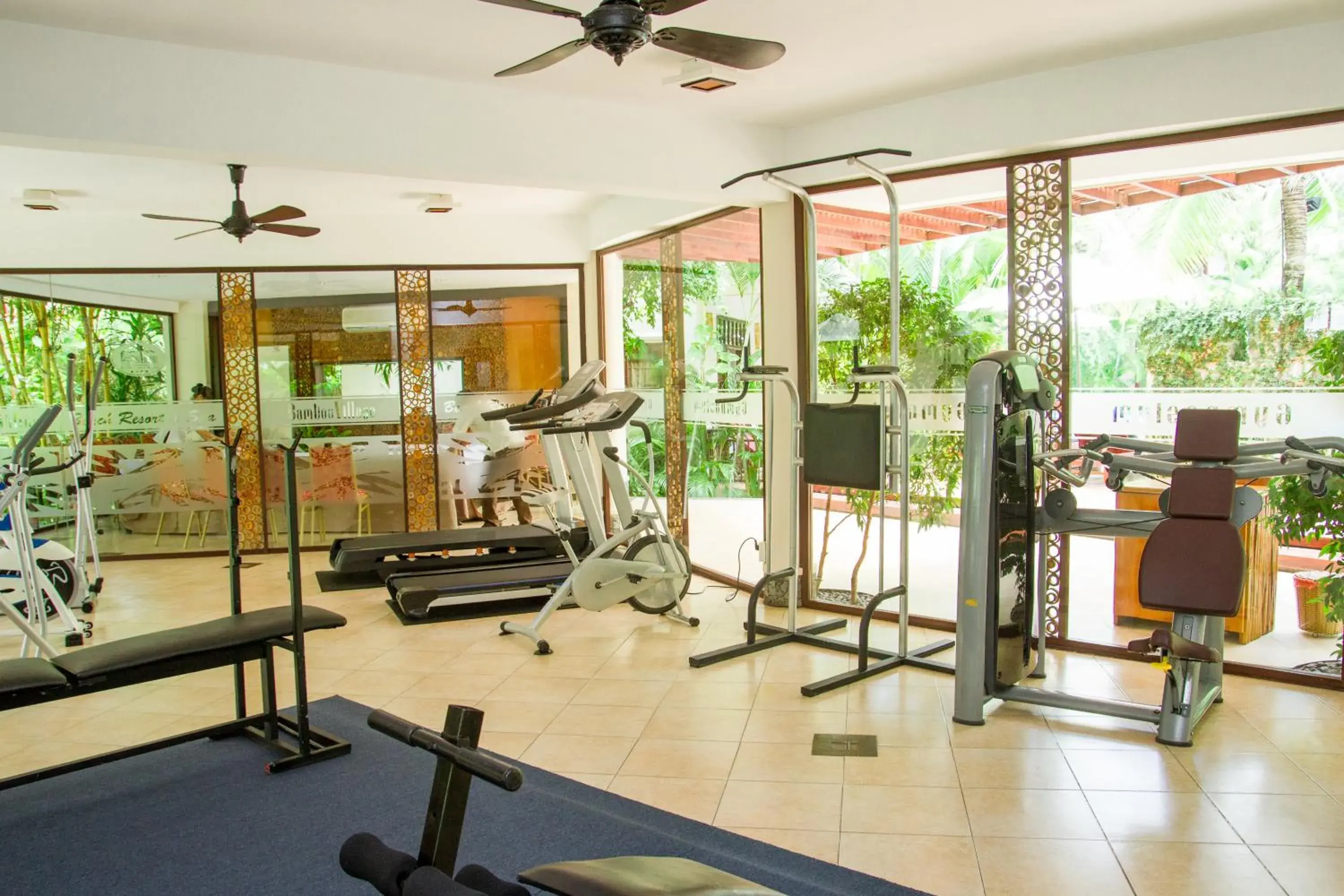 Fitness centre/facilities, View in Bamboo Village Beach Resort & Spa