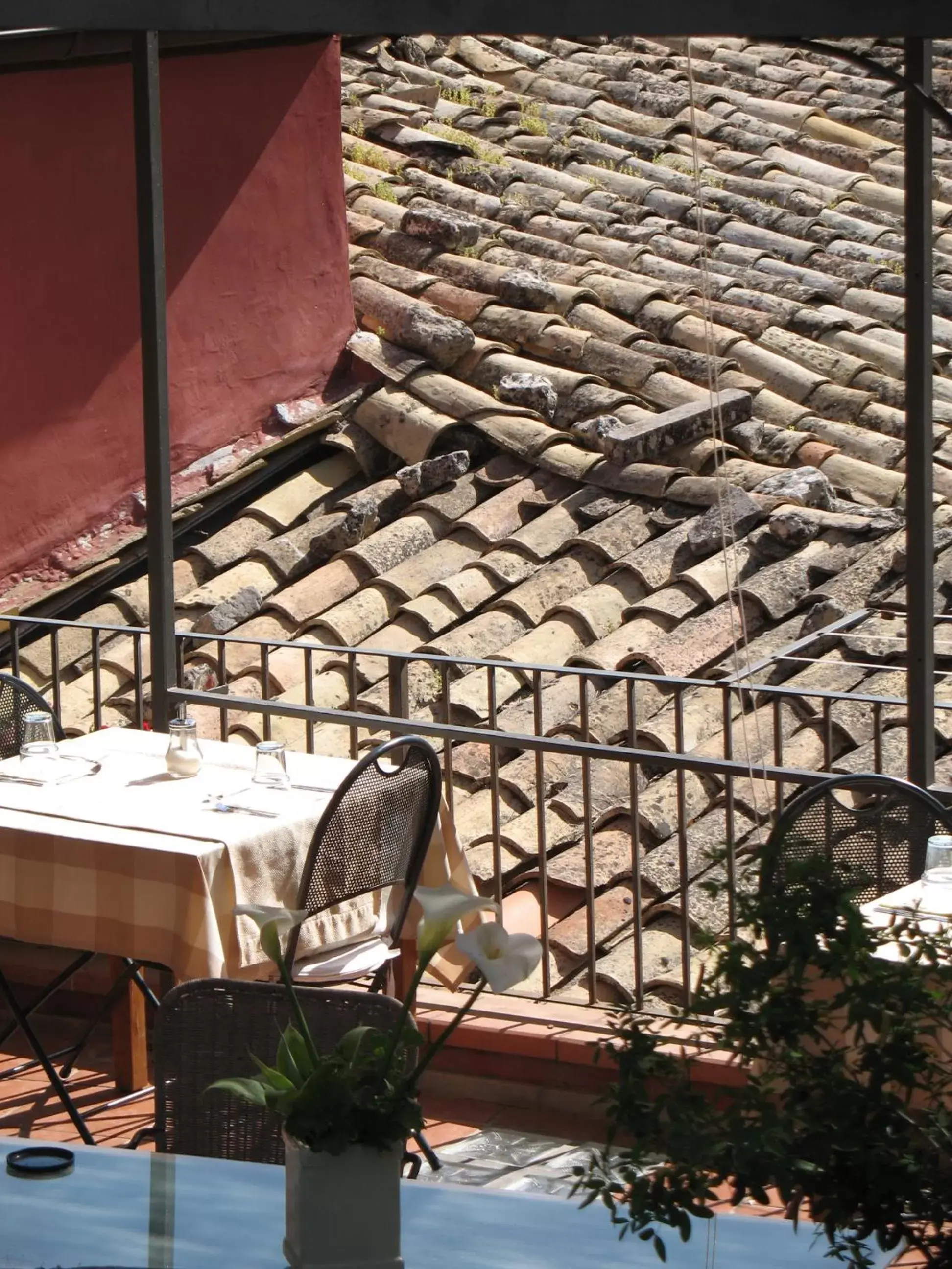 Balcony/Terrace, Restaurant/Places to Eat in B&B L'Orto Sul Tetto