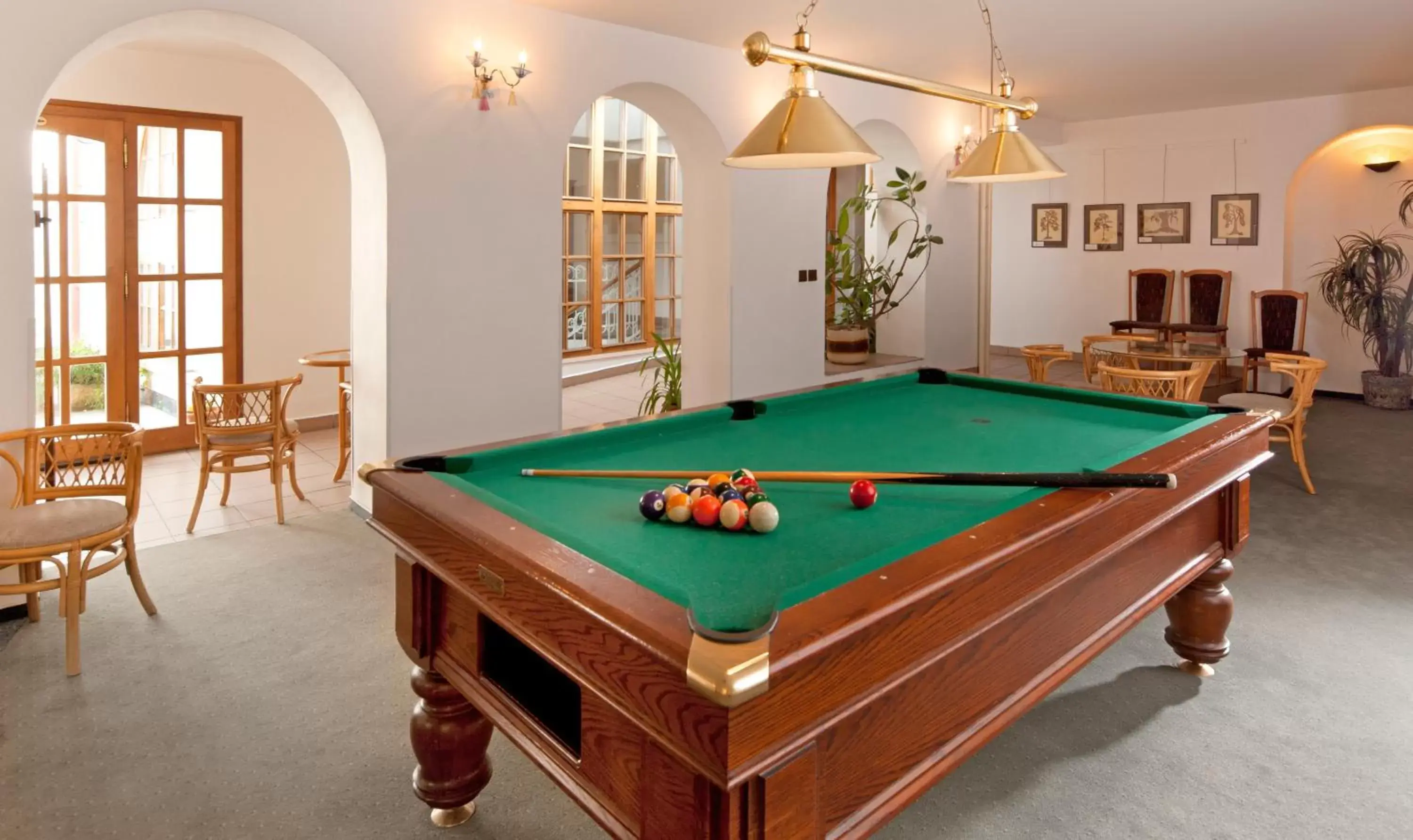 Day, Billiards in Hotel Concertino Zlatá Husa