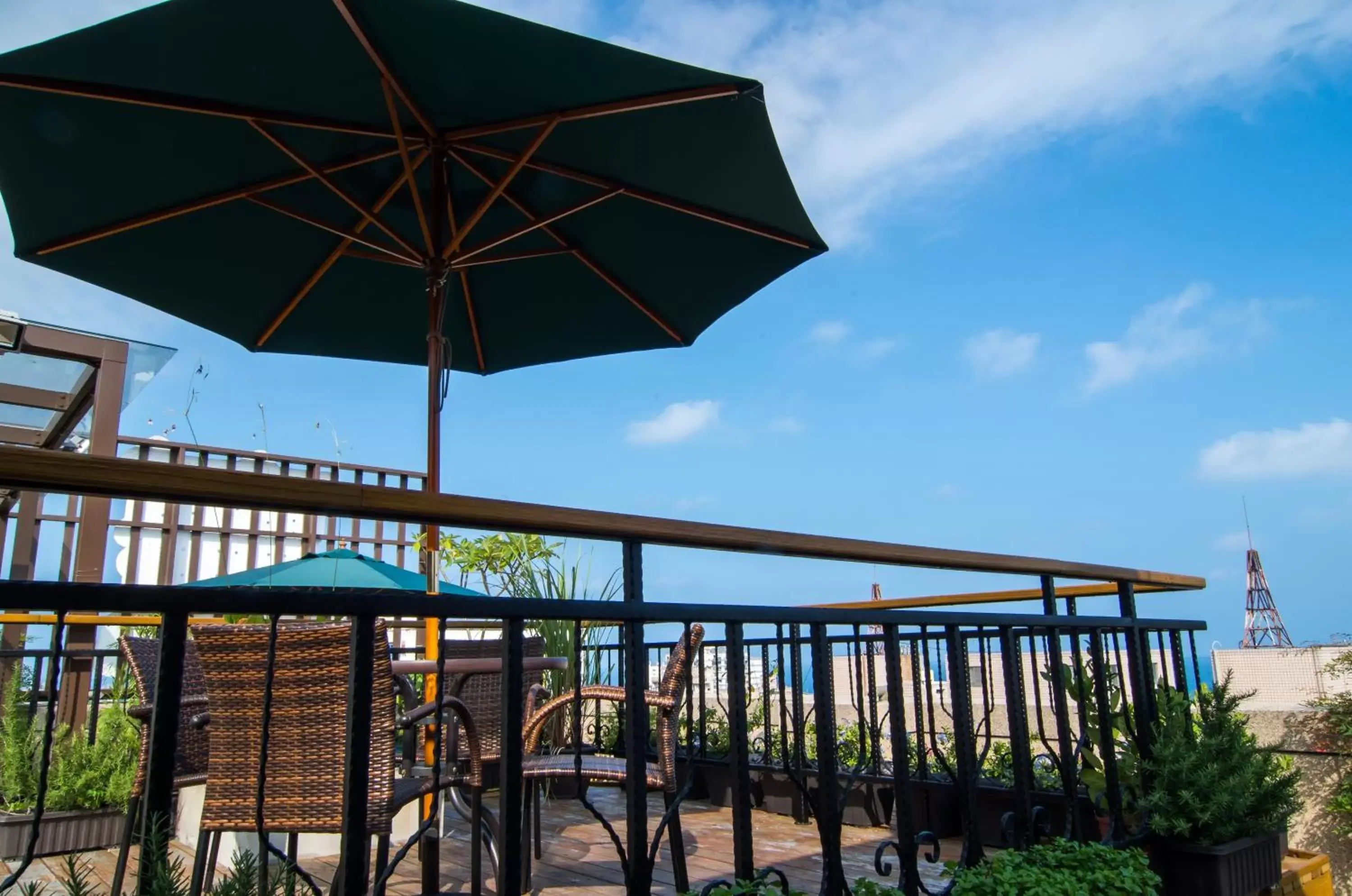 Patio in Lishiuan Hotel