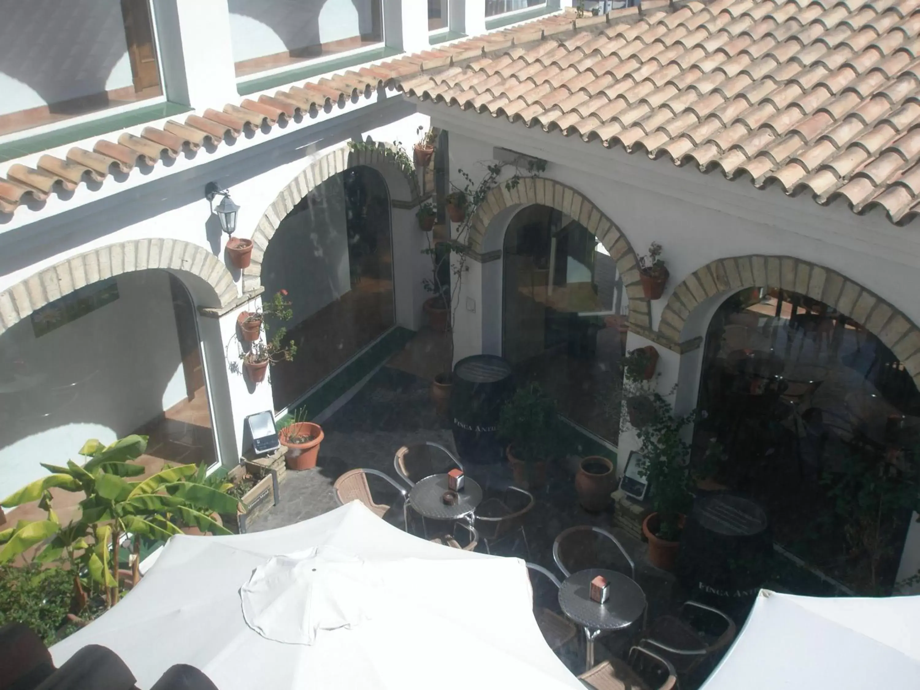 Patio in Hotel Cortijo Los Gallos