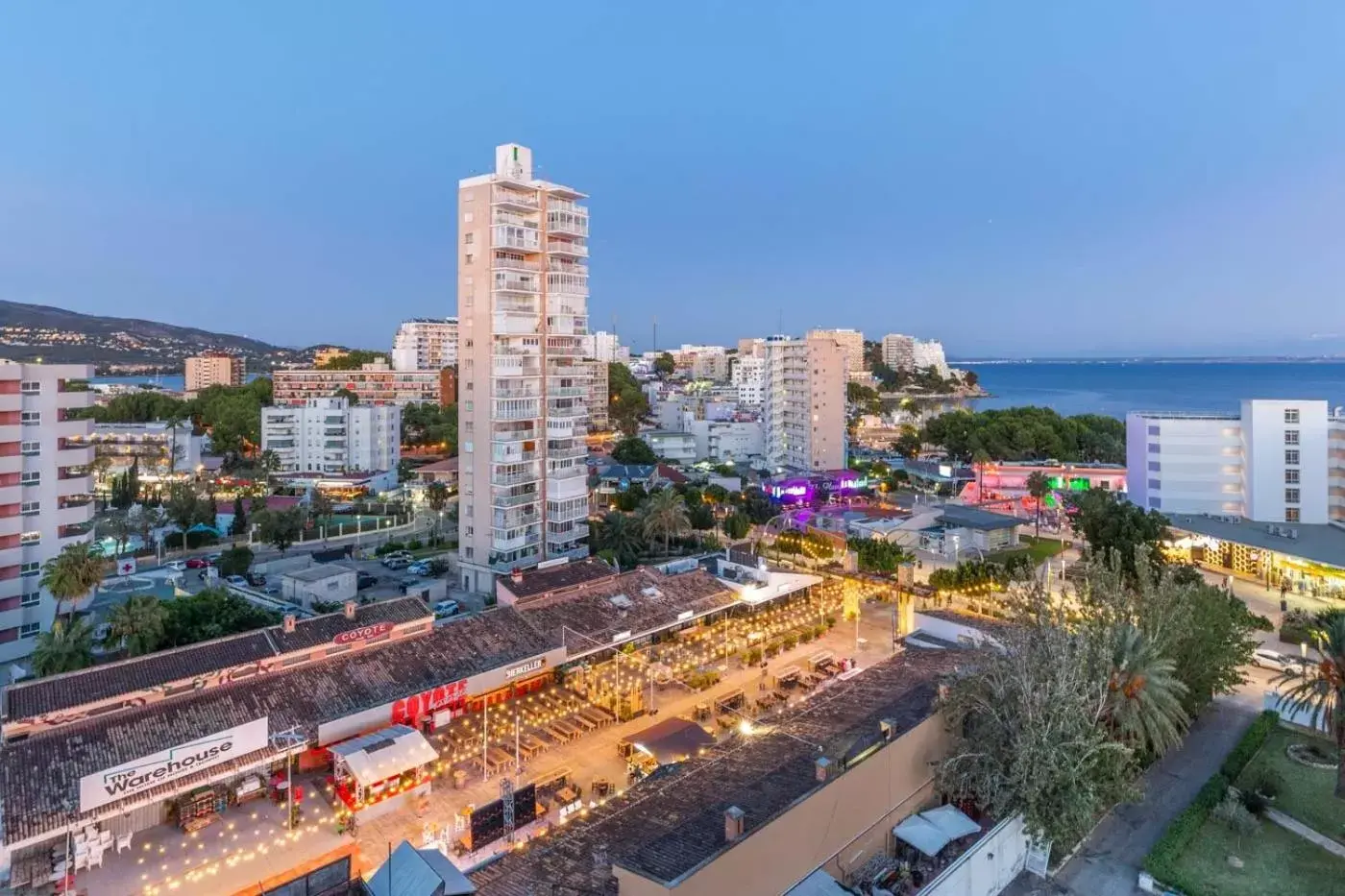 City view in Hotel Samos