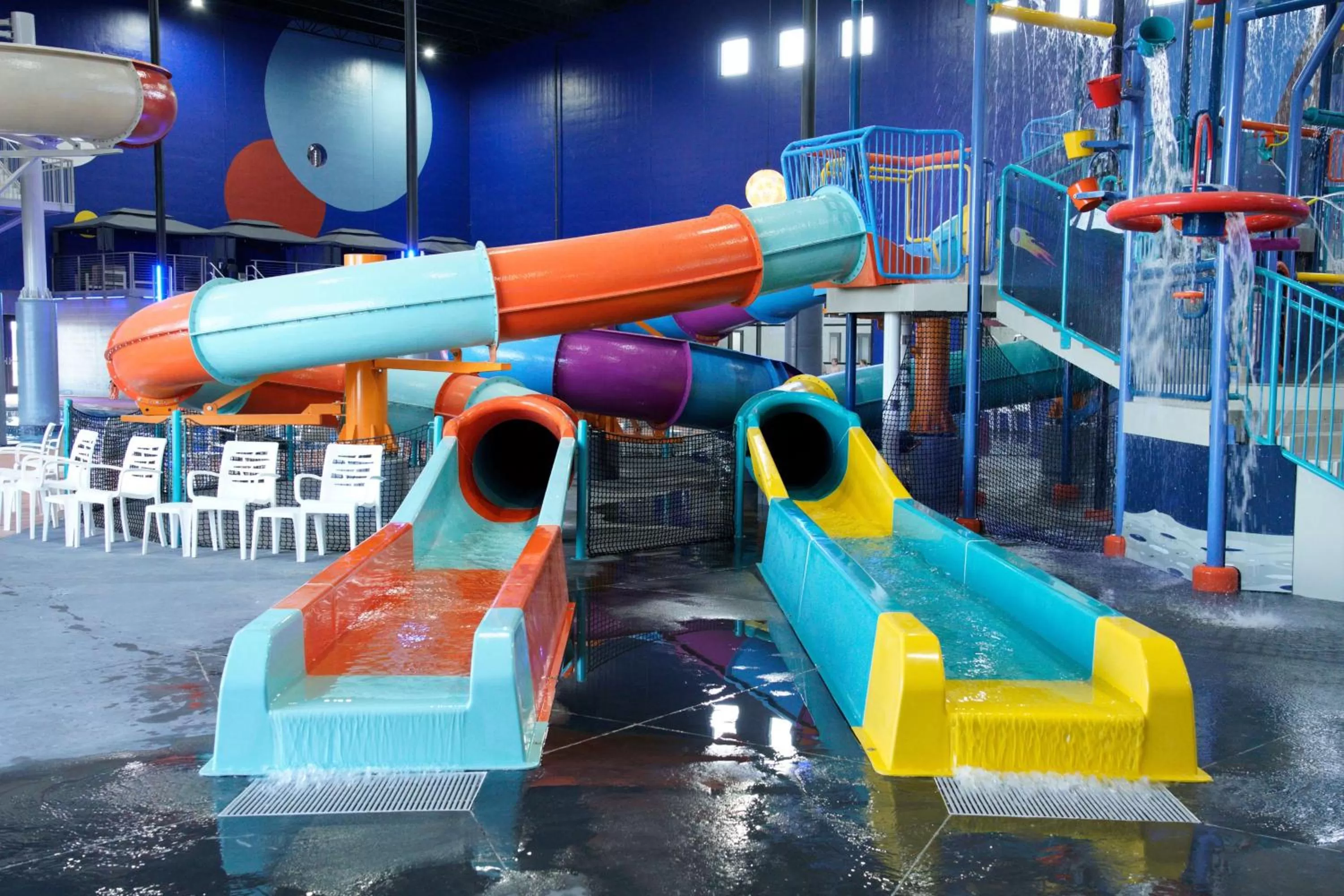 Pool view in Hampton Inn West Wichita Goddard