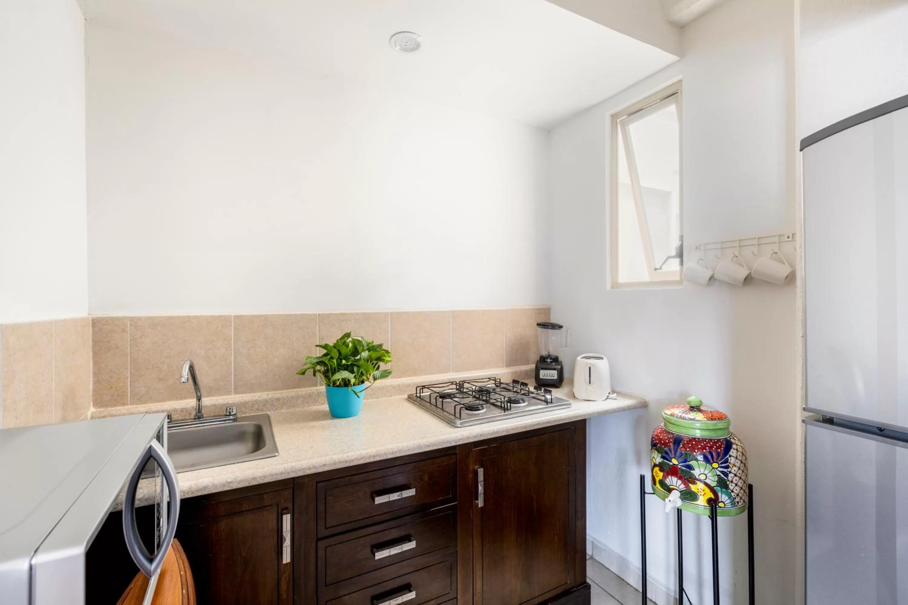Kitchen or kitchenette in Hotel Pueblito Vallarta