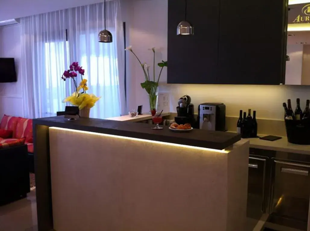 Lounge or bar, Lobby/Reception in Hotel Aurora