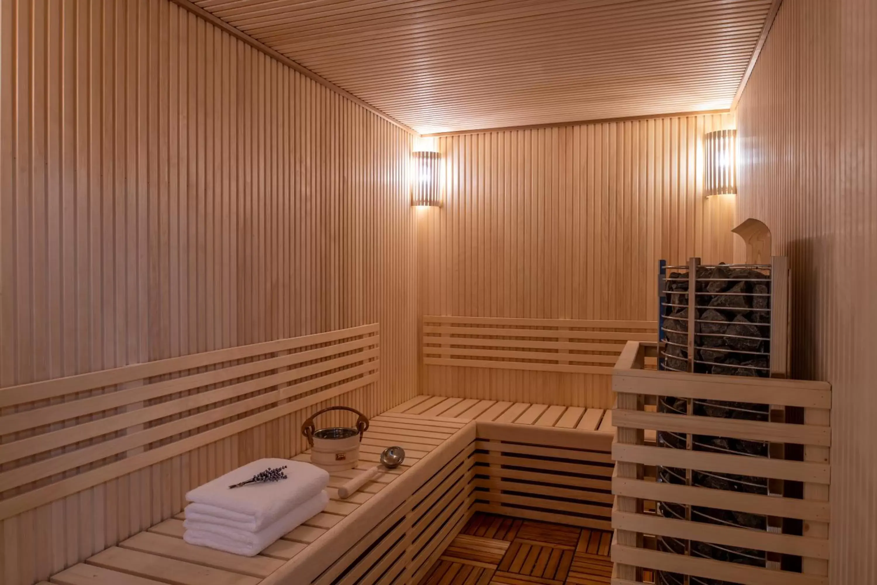 Sauna in Swissotel Living Jeddah