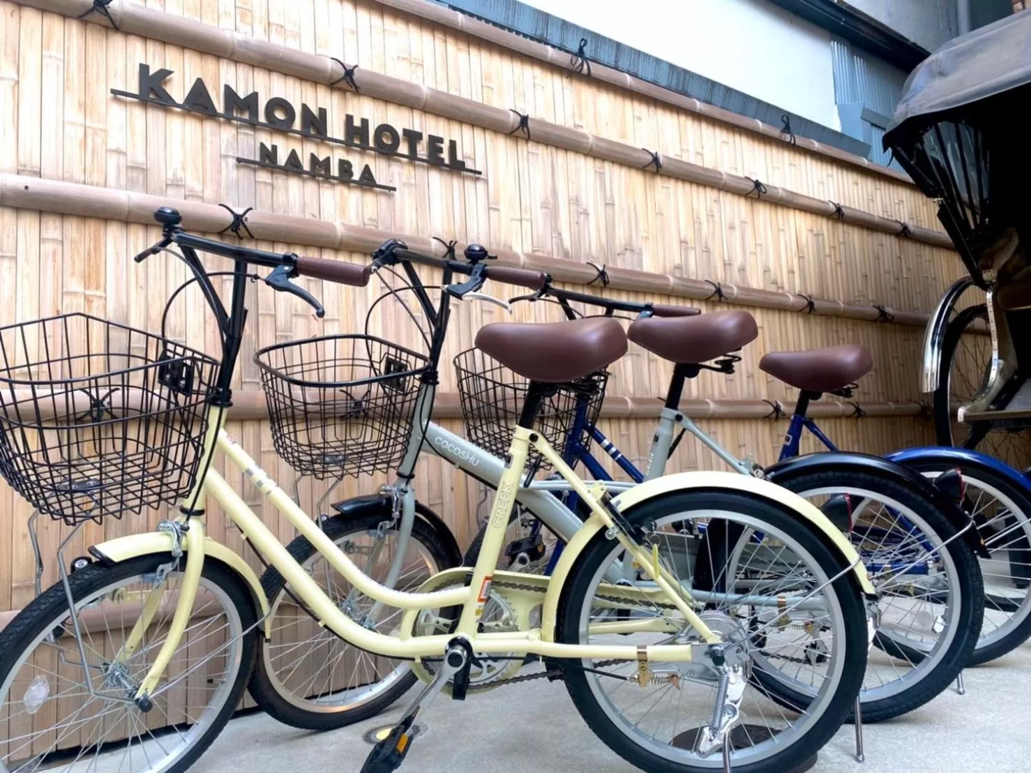 Cycling in Kamon Hotel Namba