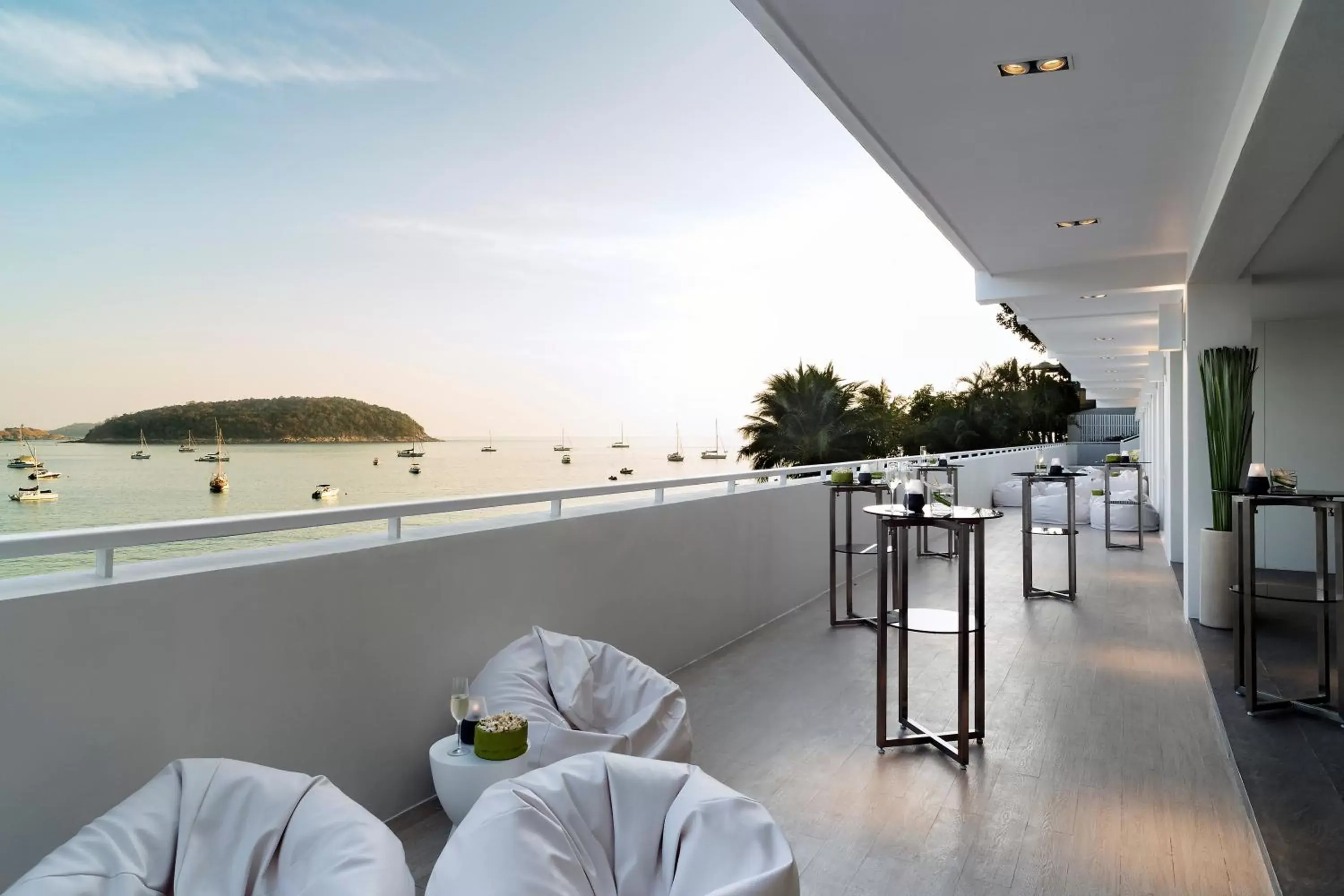 Sea view, Balcony/Terrace in The Nai Harn - SHA Extra Plus