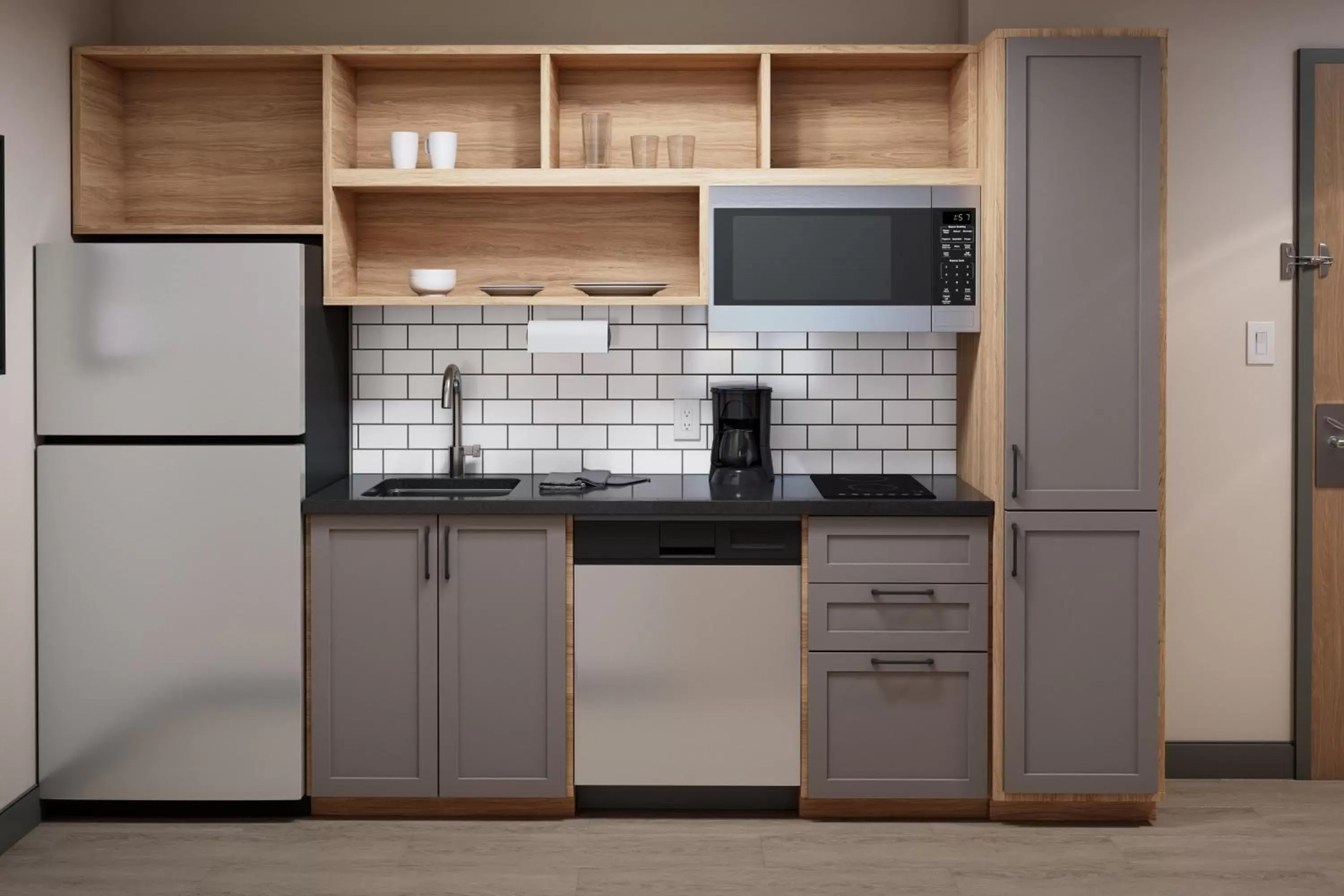 Photo of the whole room, Kitchen/Kitchenette in Candlewood Suites - Layton - Salt Lake City, an IHG Hotel