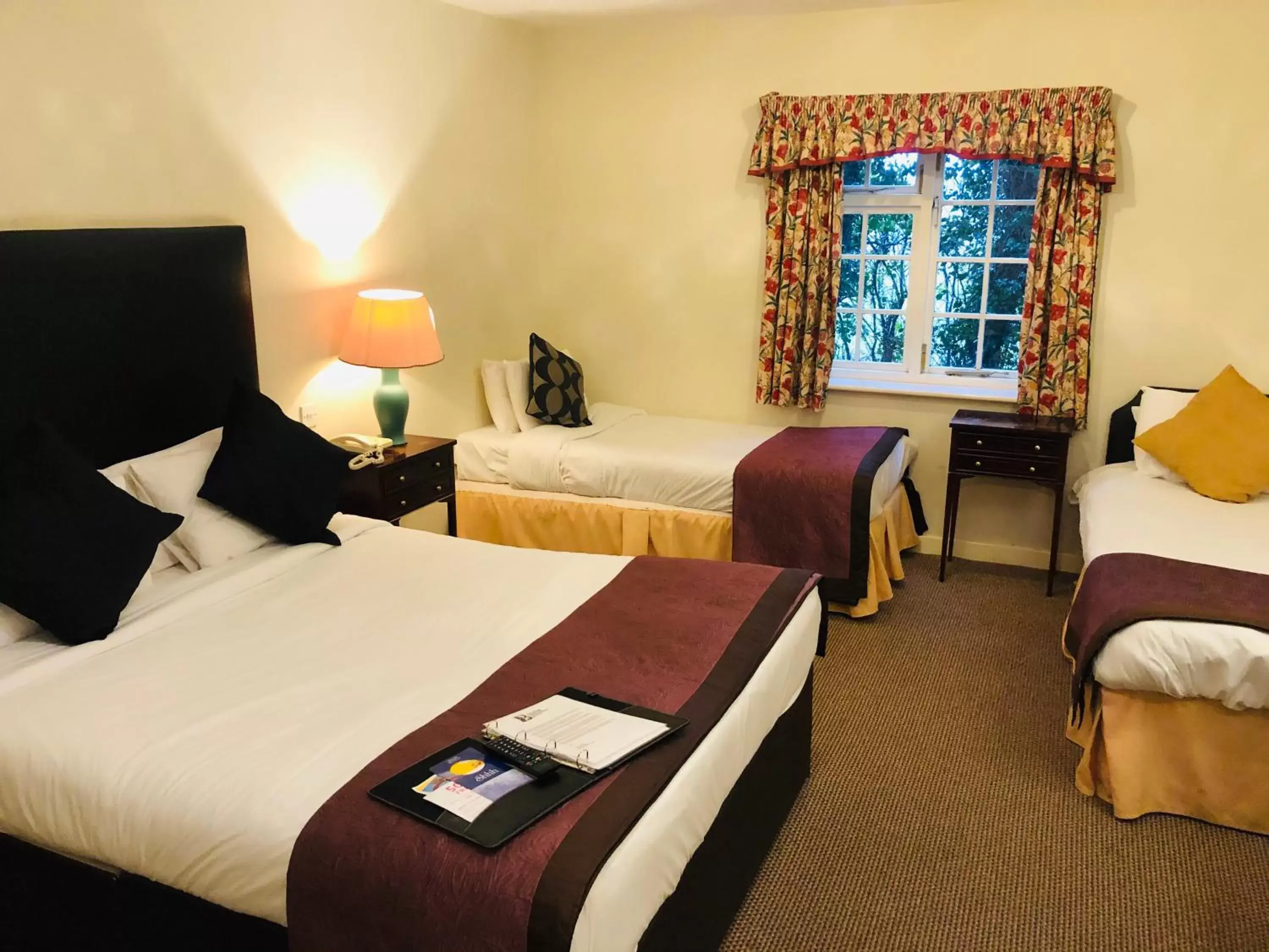 Photo of the whole room, Bed in Brook Marston Farm Hotel