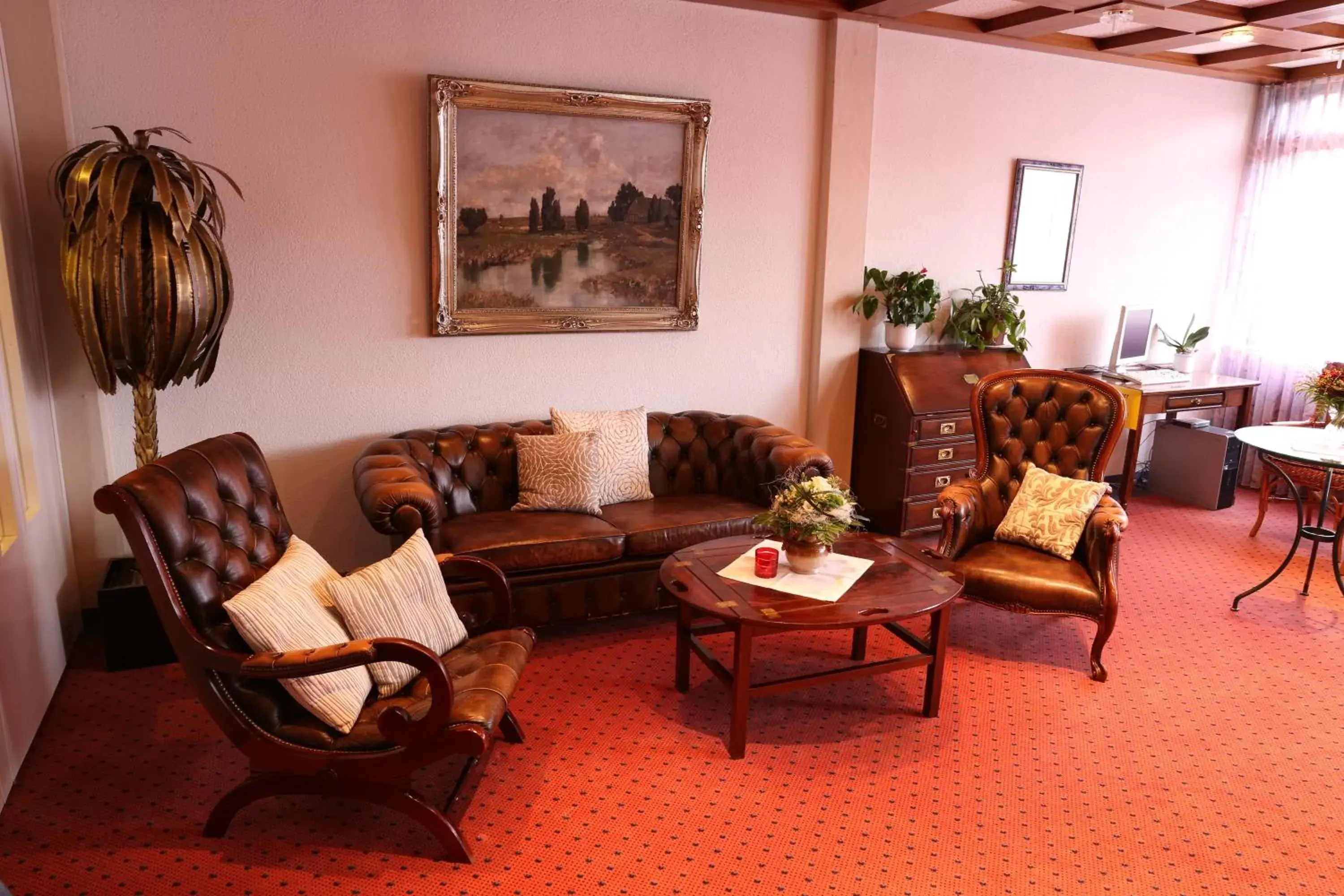 Lobby or reception, Seating Area in Hotel-Restaurant Seegarten-Marina