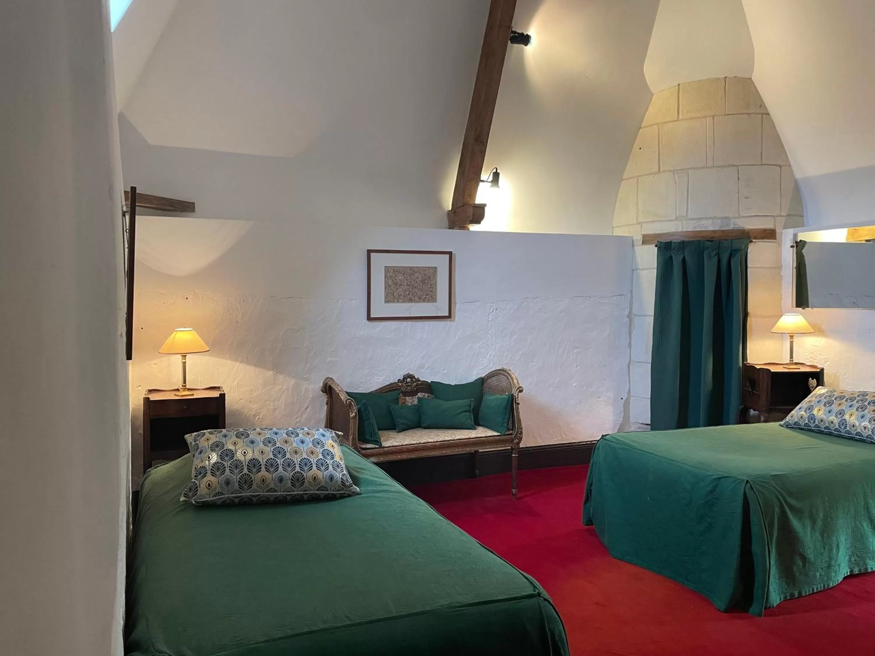 Bed in Manoir de la Rémonière