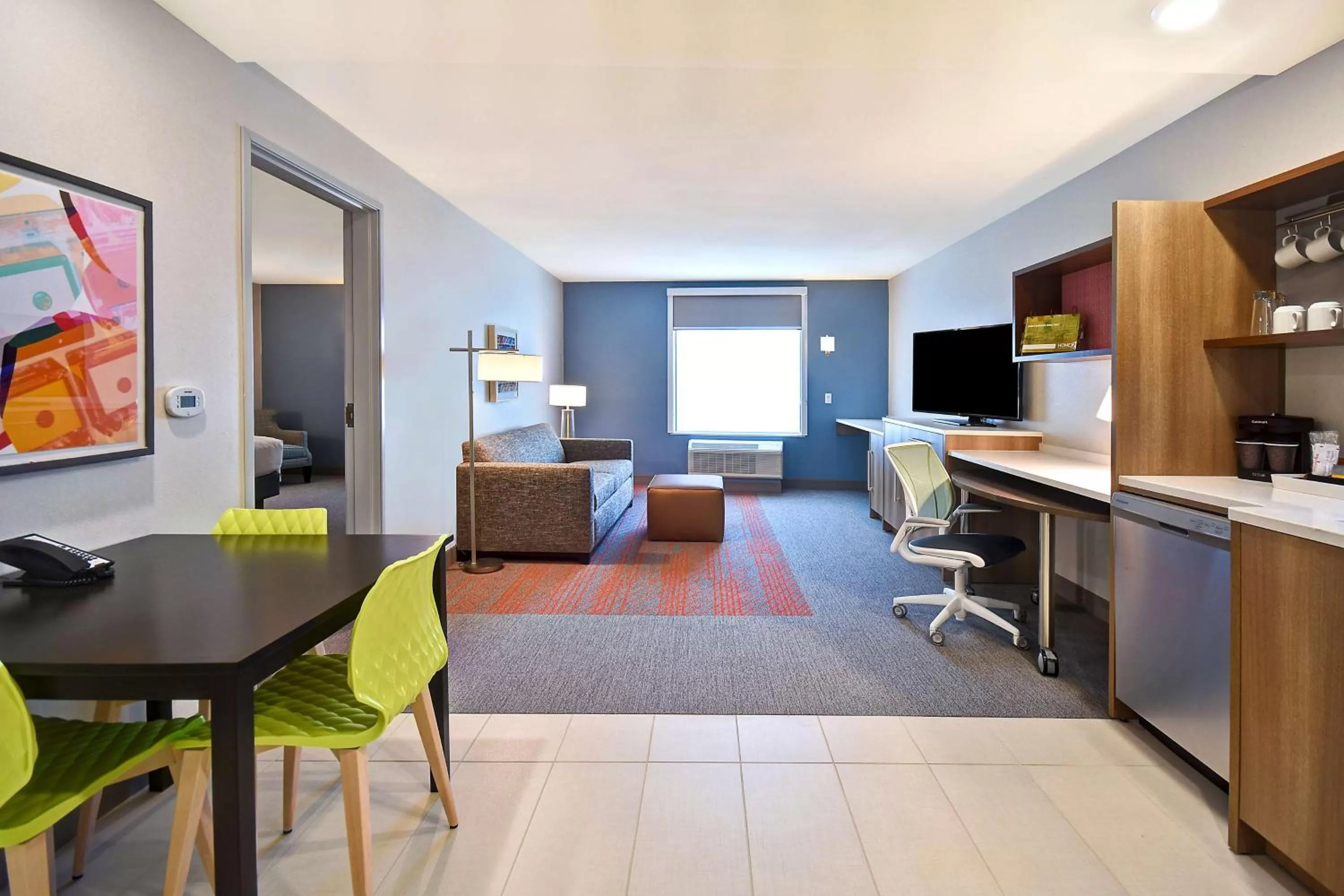 Kitchen or kitchenette in Home2 Suites by Hilton Las Vegas Convention Center - No Resort Fee