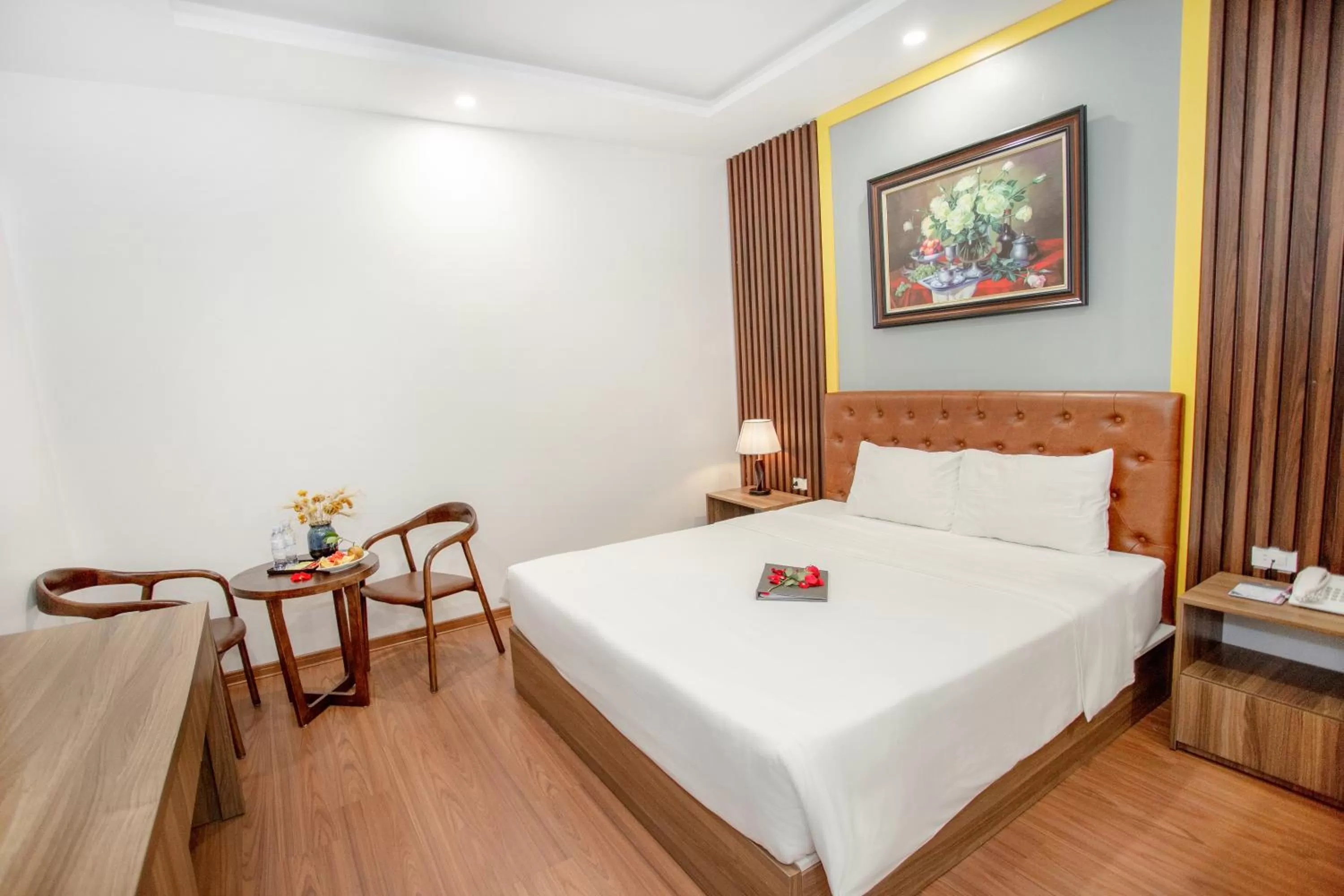 Bed in MOMALI Hotel Ninh Binh