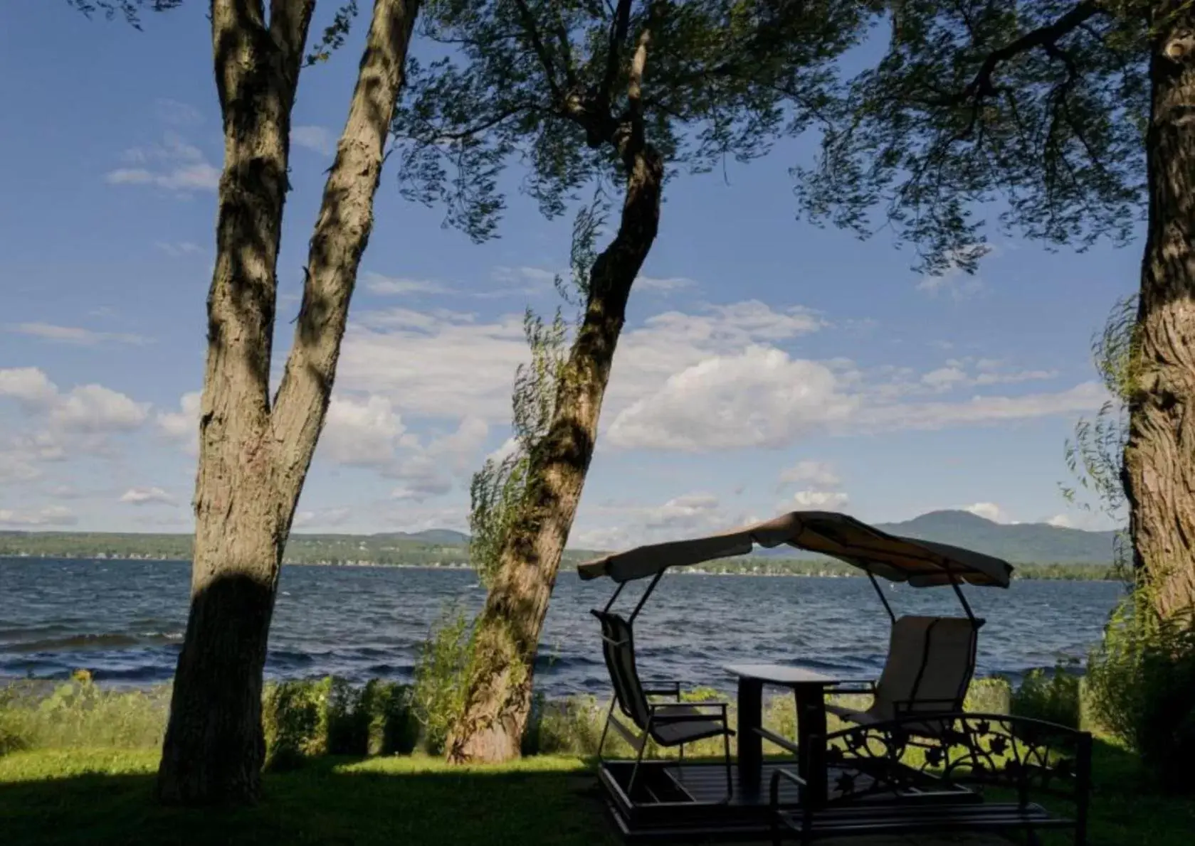 Natural landscape in Magog Waterfront Condo