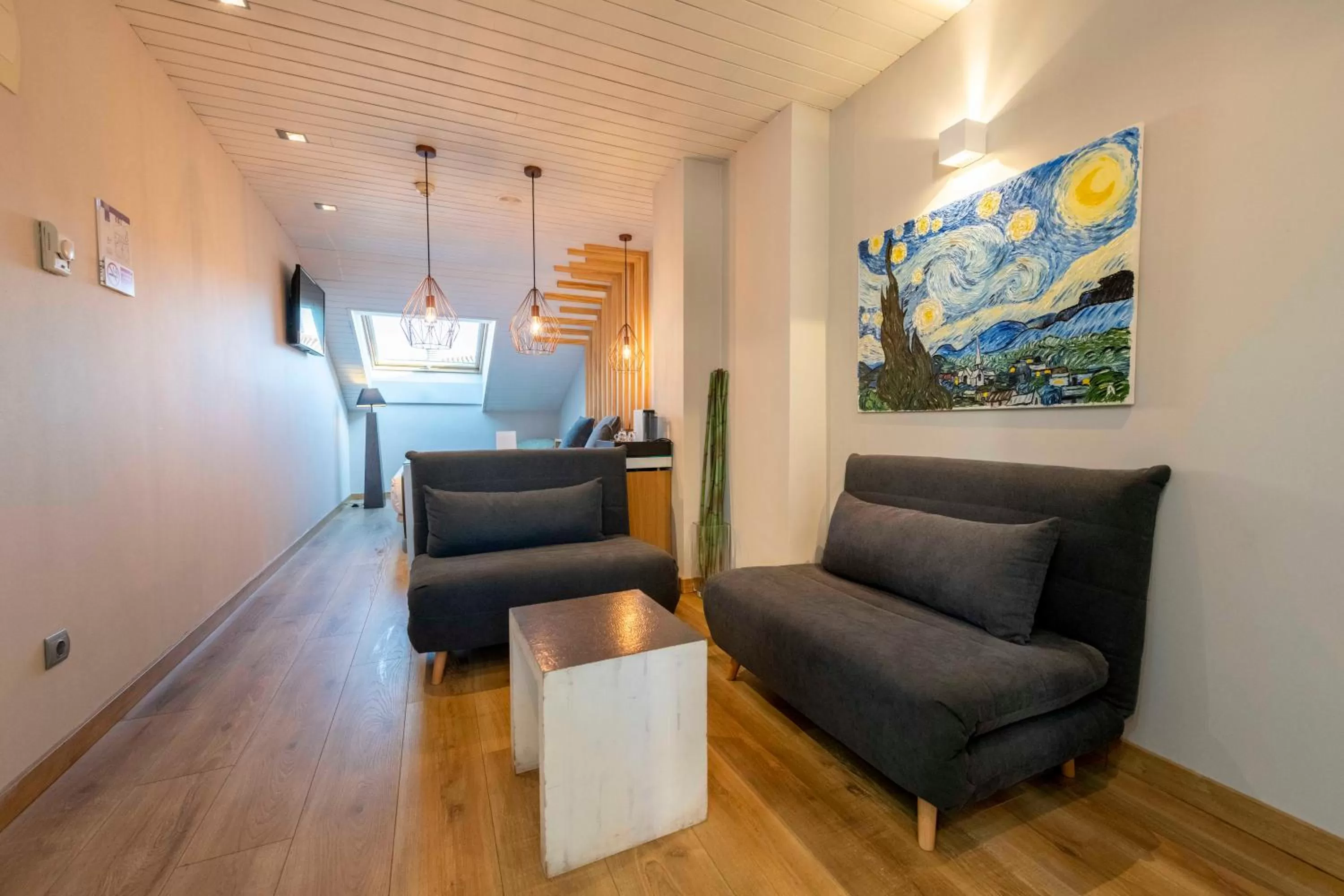 Living room in Hotel Fruela