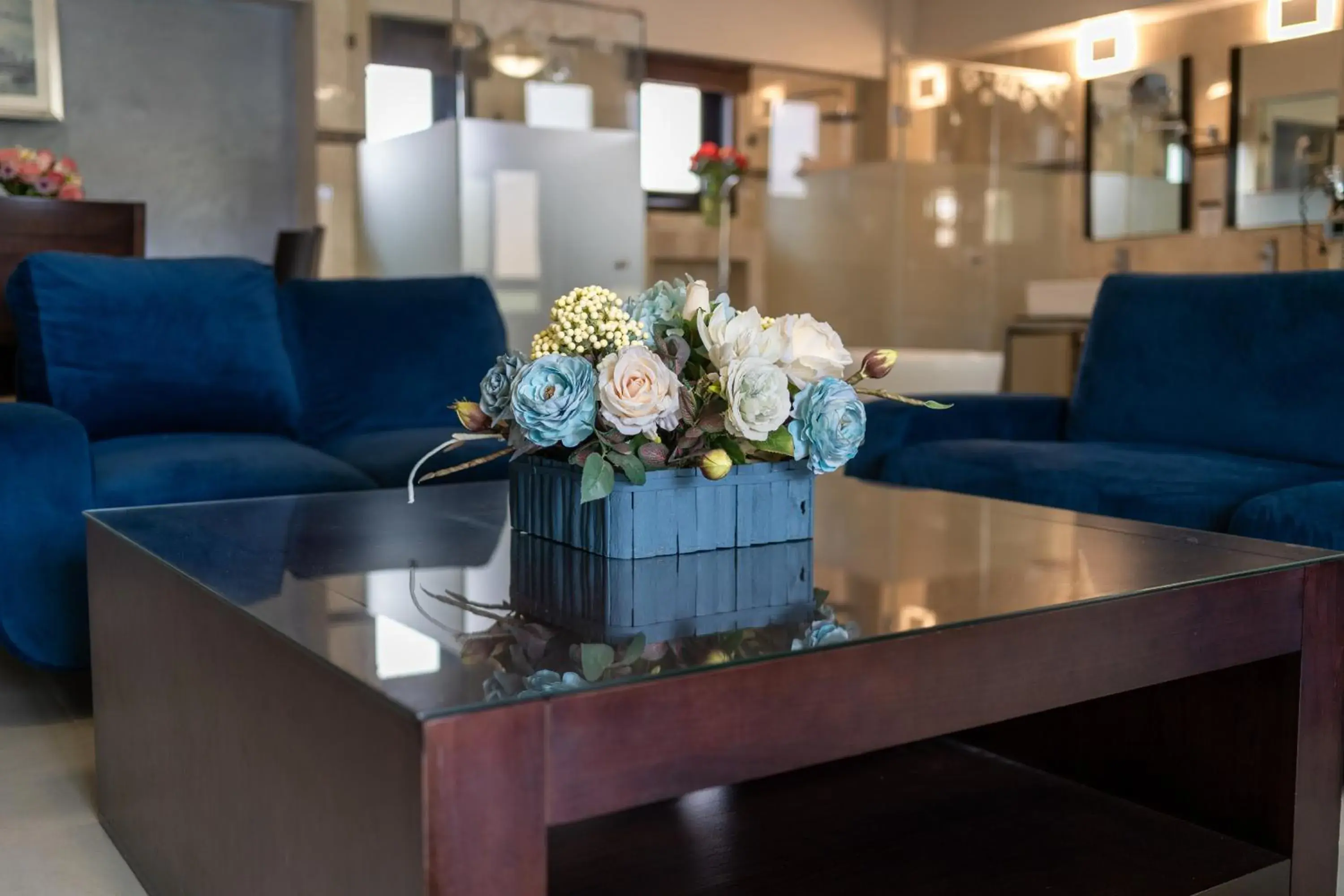 Living room, Seating Area in Casa de las Flores Hotel