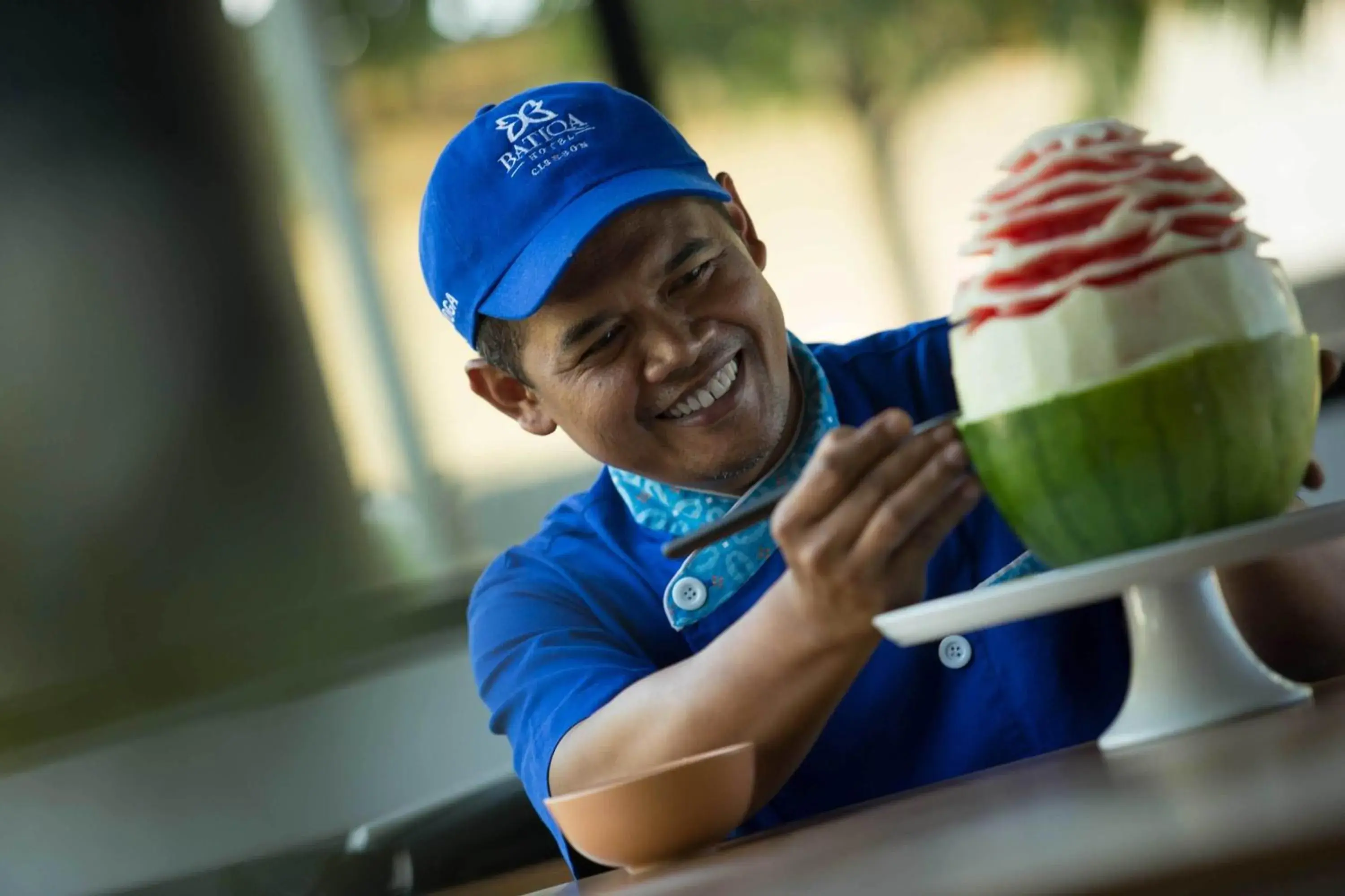 Staff, Children in Batiqa Hotel Cirebon