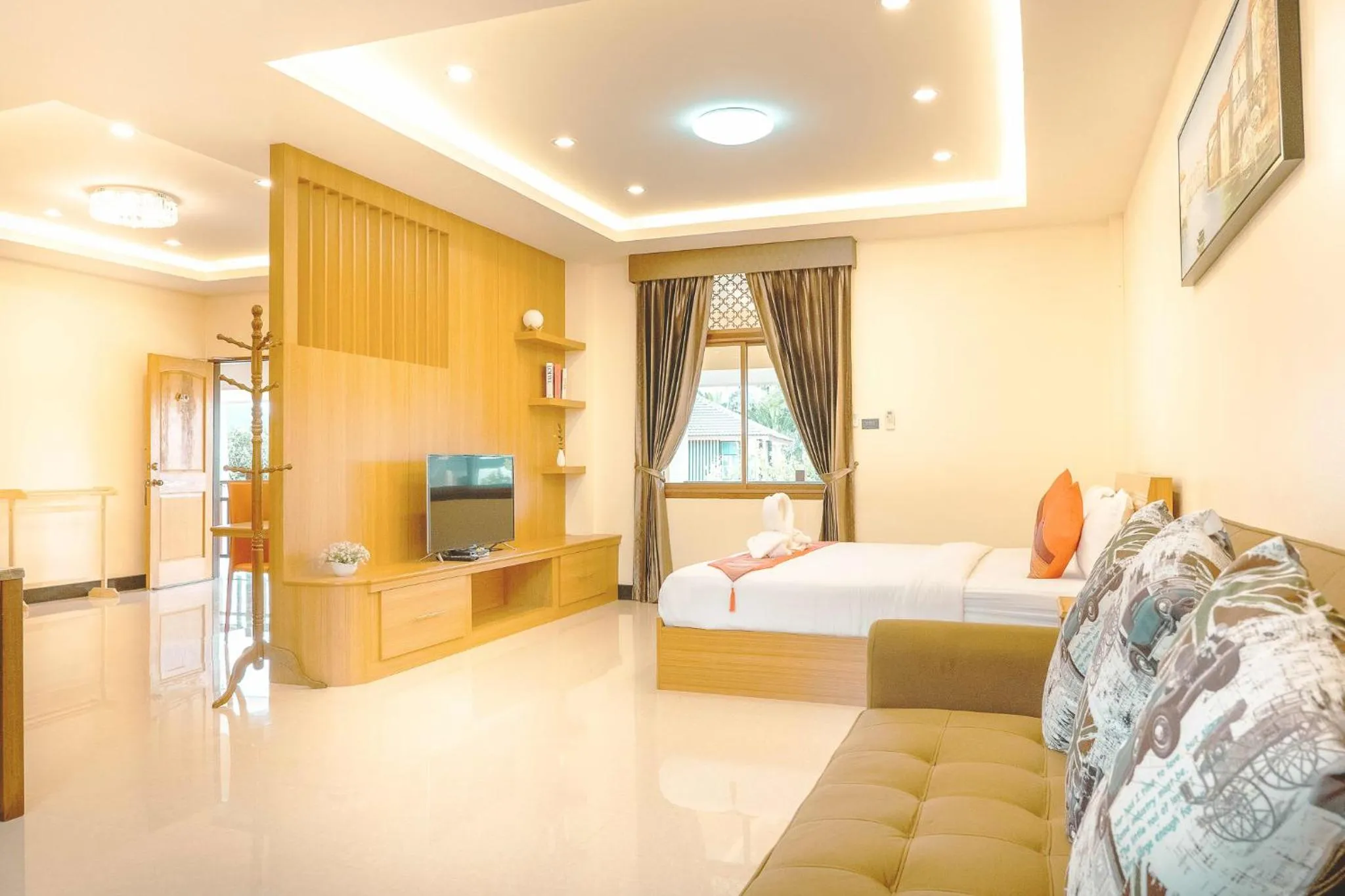 Bed in AU Place Hotel