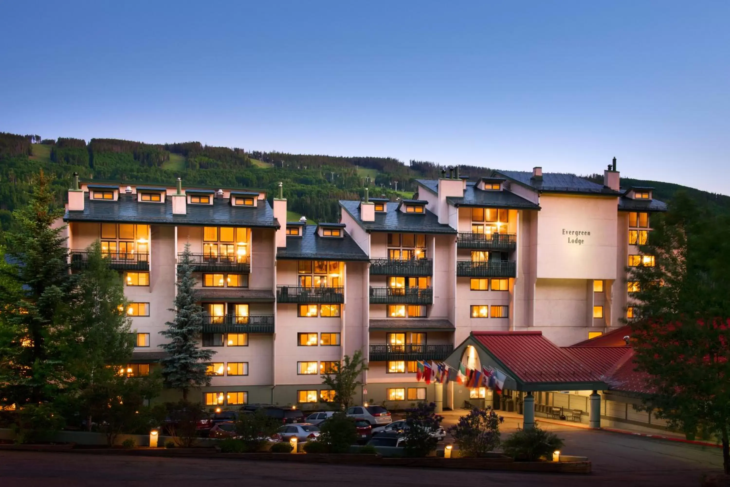 Property building in Evergreen Lodge at Vail
