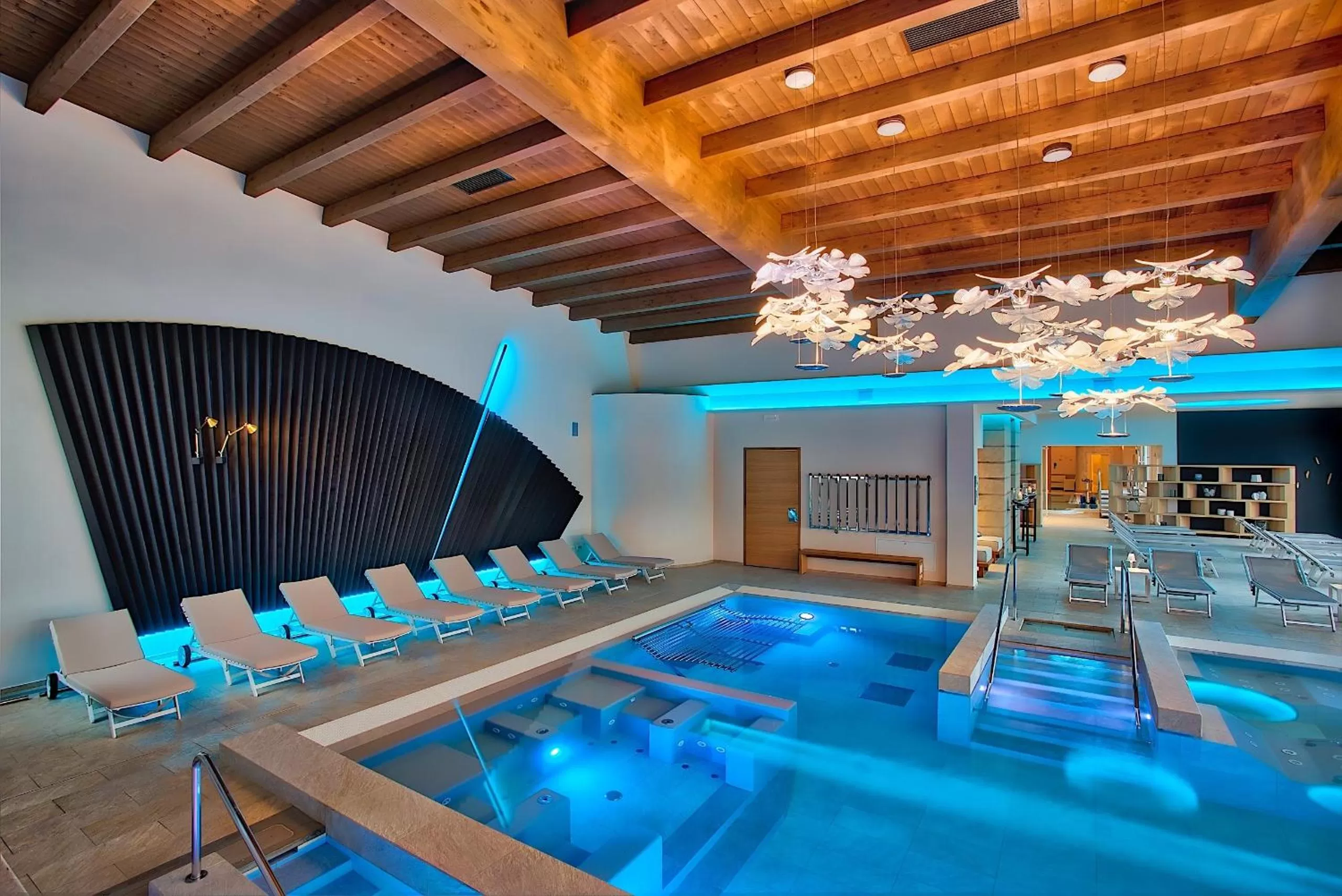 Pool view in Hotel Eliseo Terme