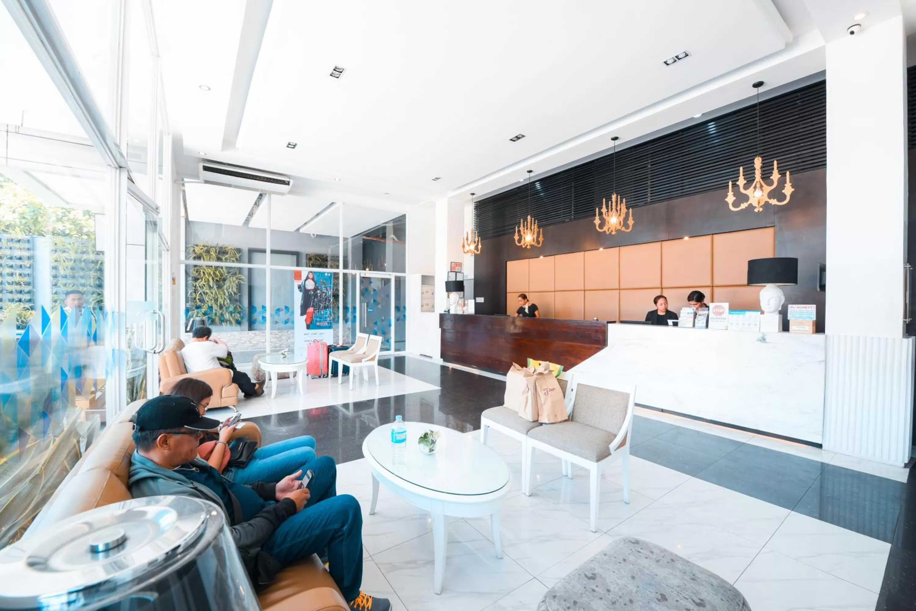 Lobby or reception in Hotel Pier Cuatro