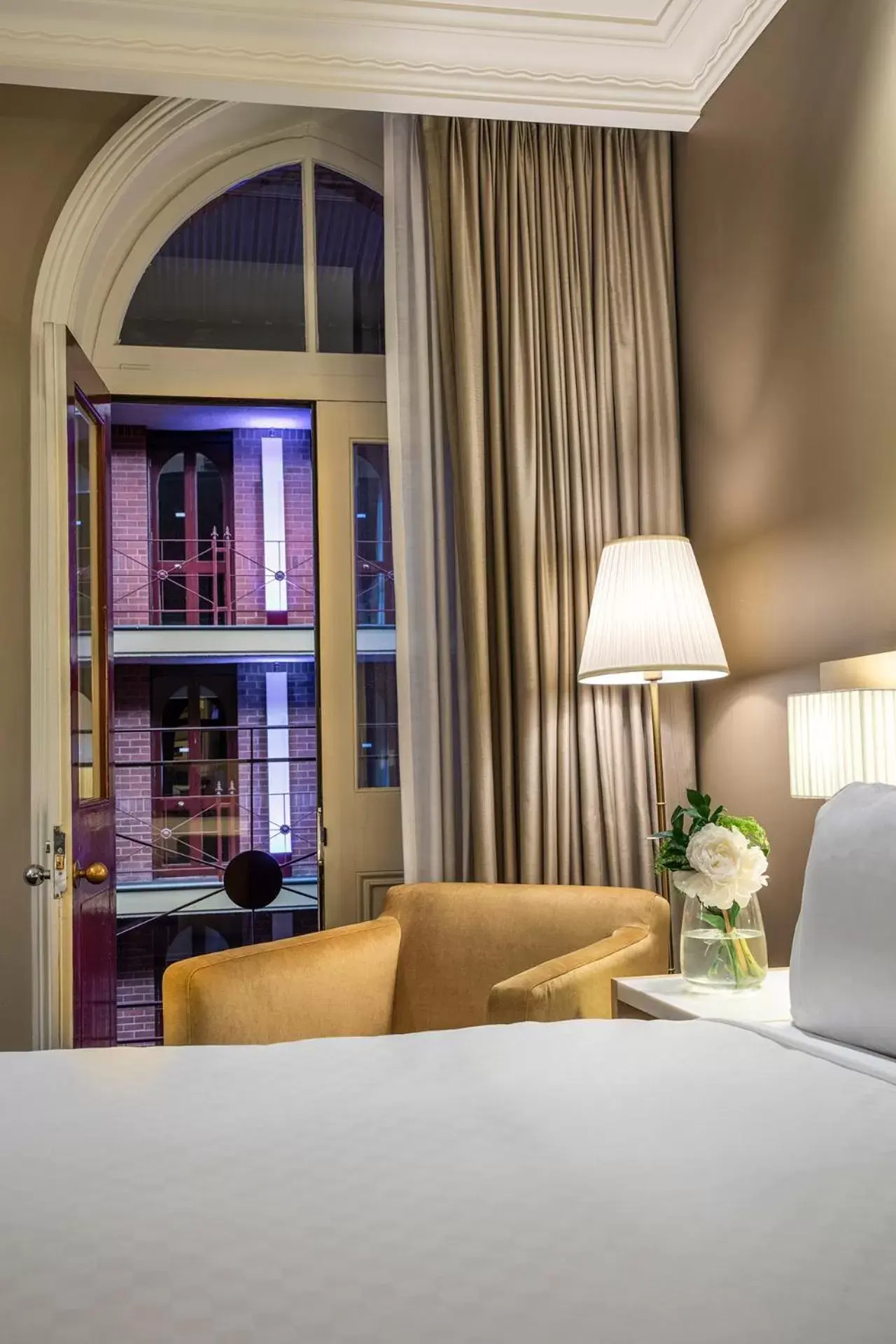 View (from property/room), Bed in InterContinental Melbourne The Rialto by IHG View (from property/room), Bed in InterContinental Melbourne The Rialto by IHG