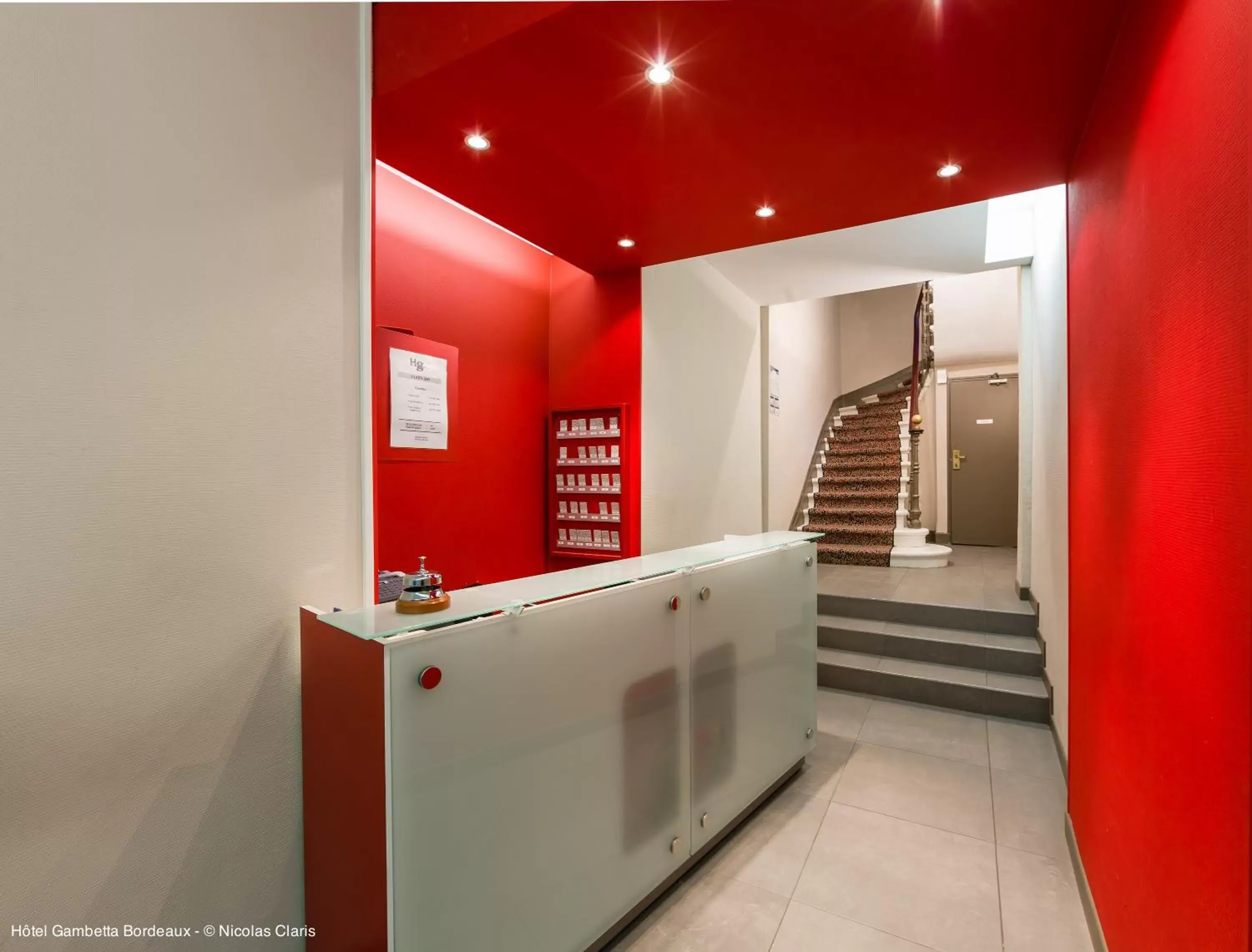 Lobby or reception in Hotel Gambetta Lobby or reception in Hotel Gambetta