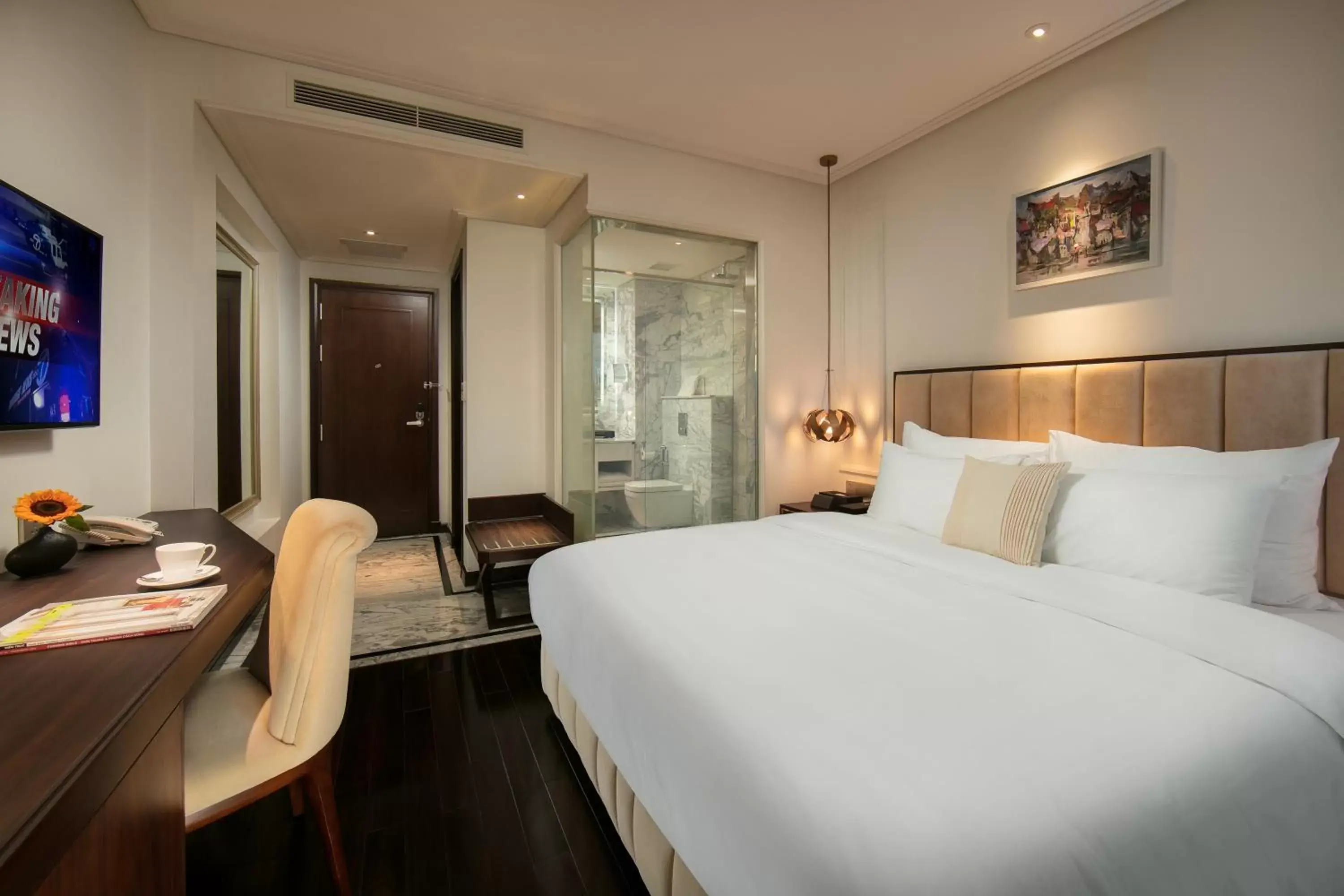Bed in Anatole Hotel Hanoi