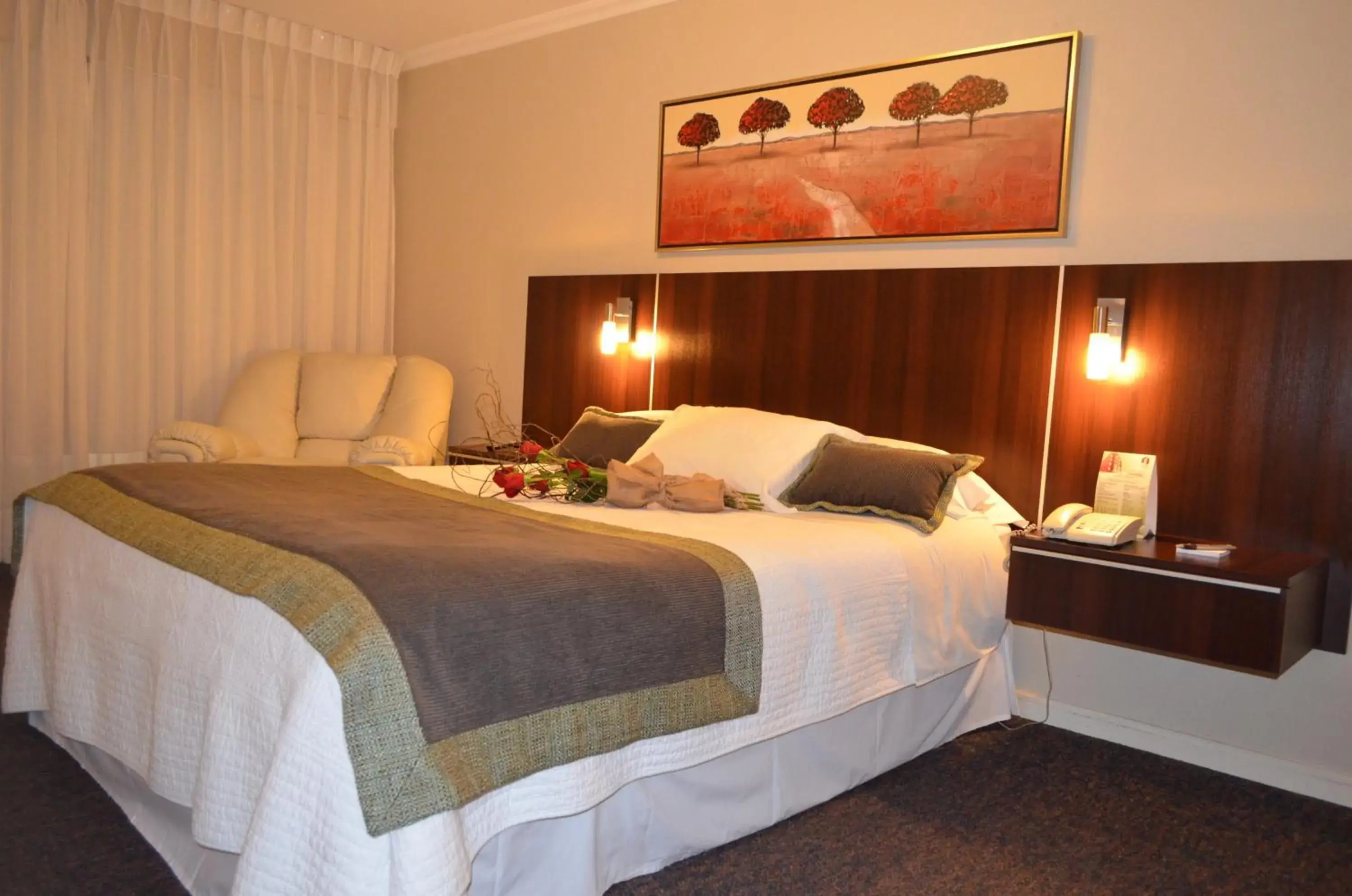 Bed in Hotel Don Eduardo