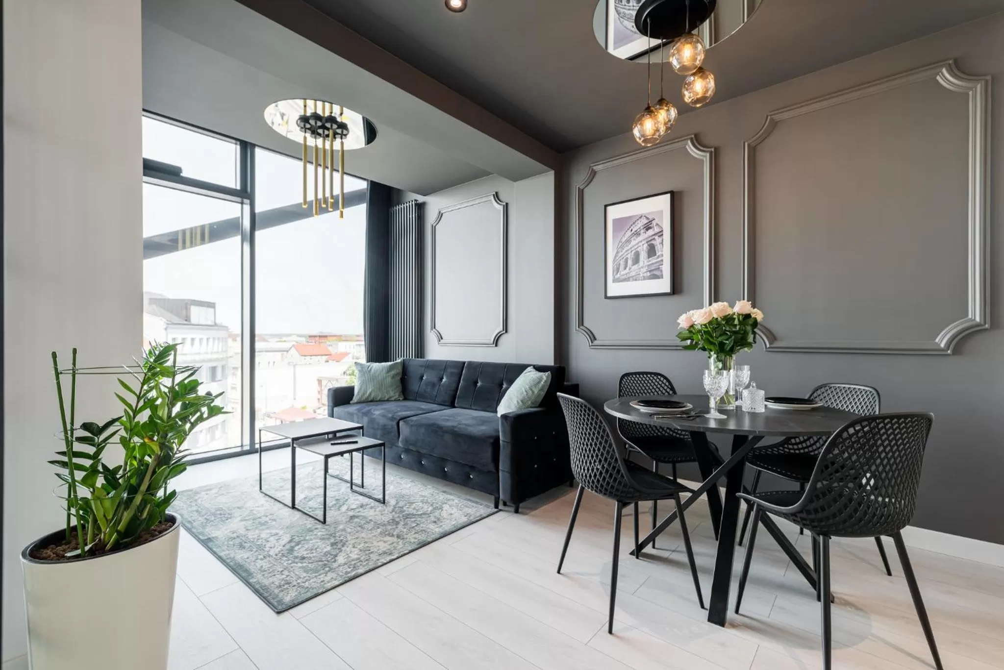 Living room in Q18 ApartHotel