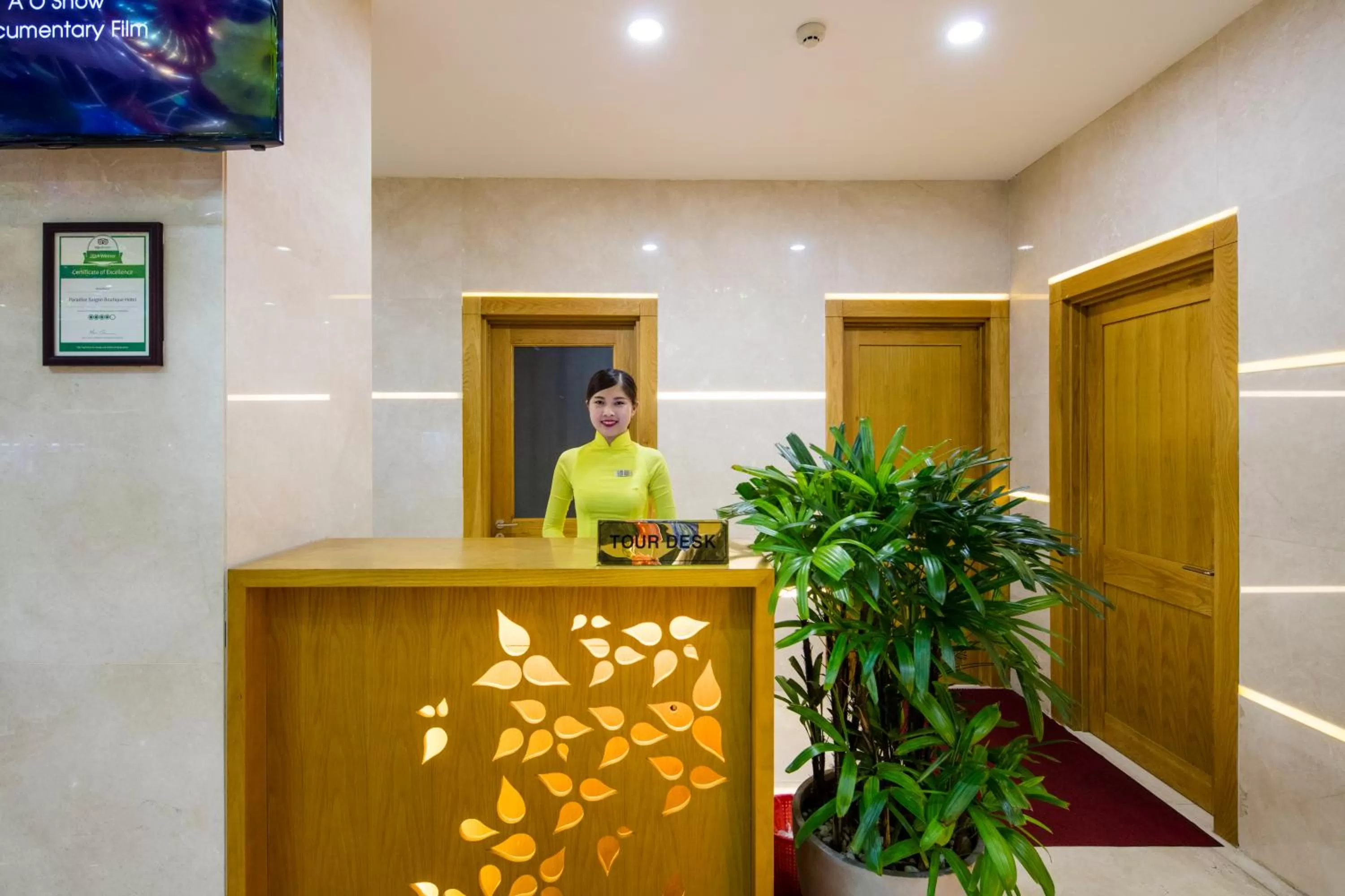 Lobby or reception in Paradise Saigon Boutique Hotel & Spa