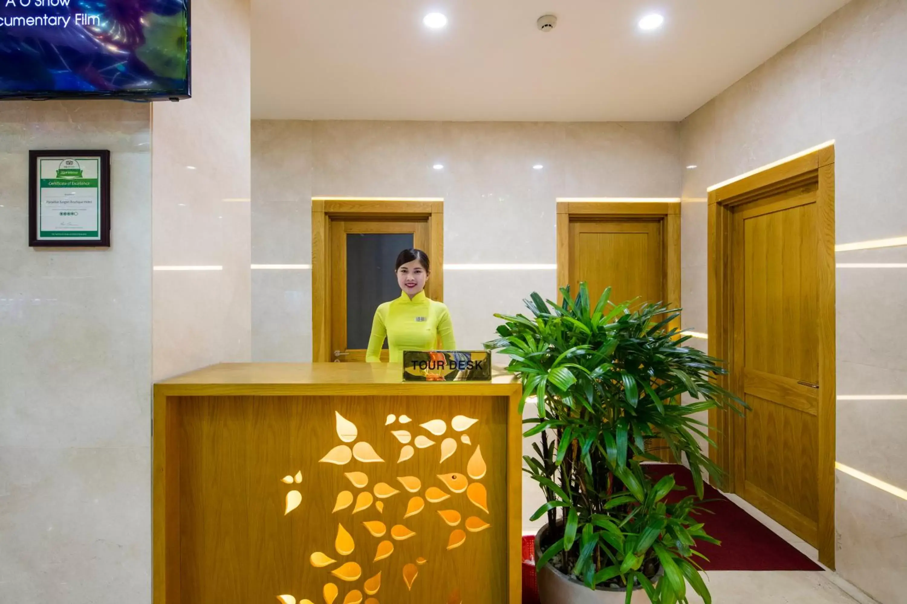 Lobby or reception in Paradise Saigon Boutique Hotel & Spa Lobby or reception in Paradise Saigon Boutique Hotel & Spa