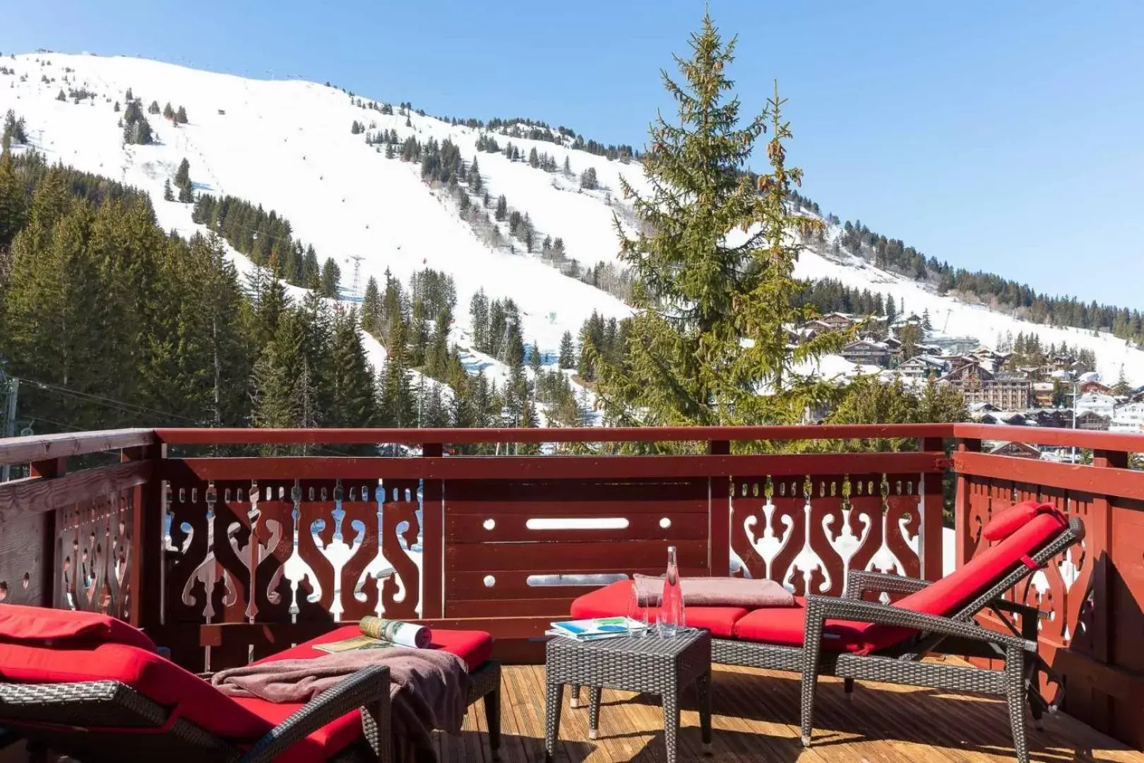 Balcony/Terrace, Winter in Hotel Carlina