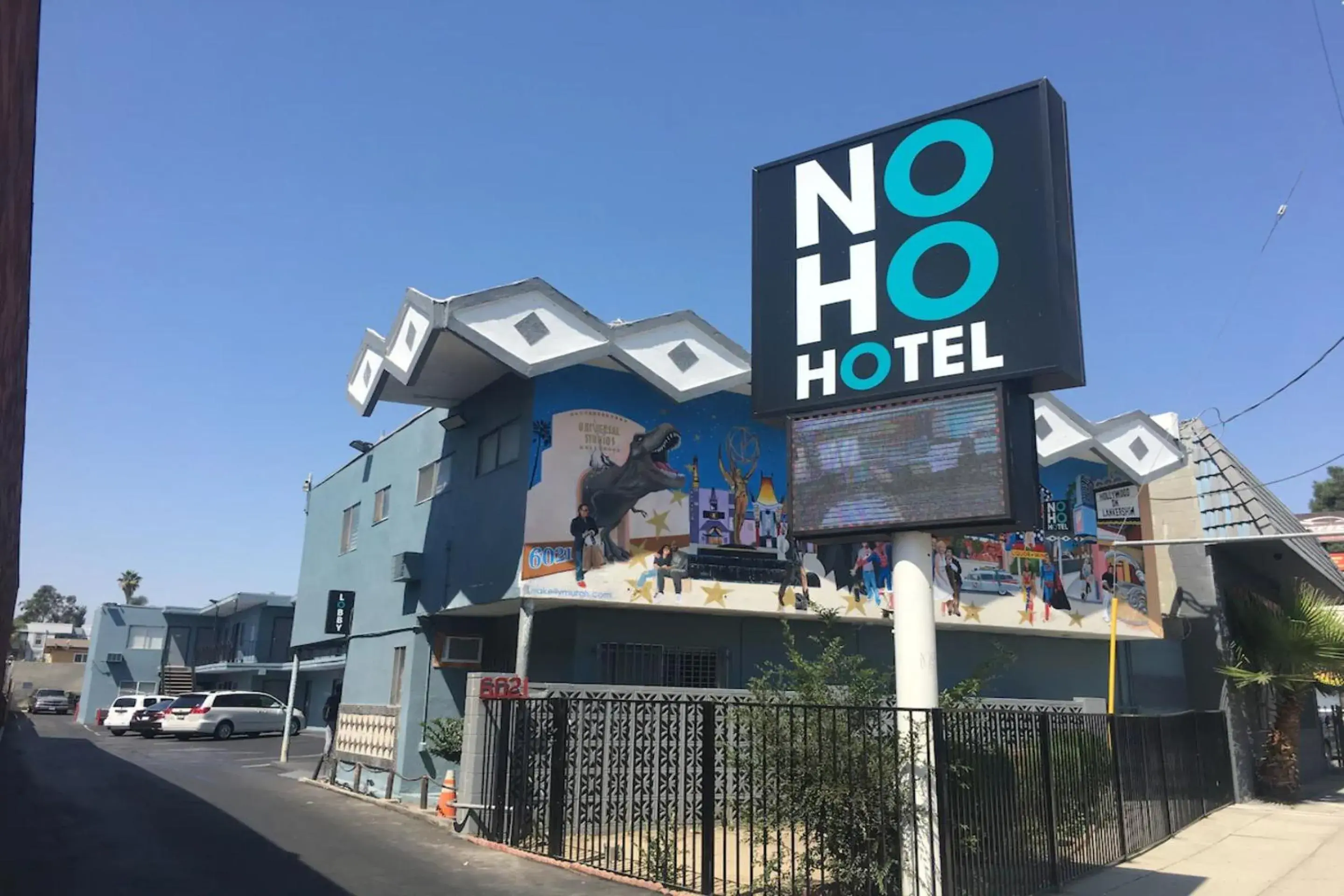 Facade/entrance in NOHO Hotel Hollywood LA
