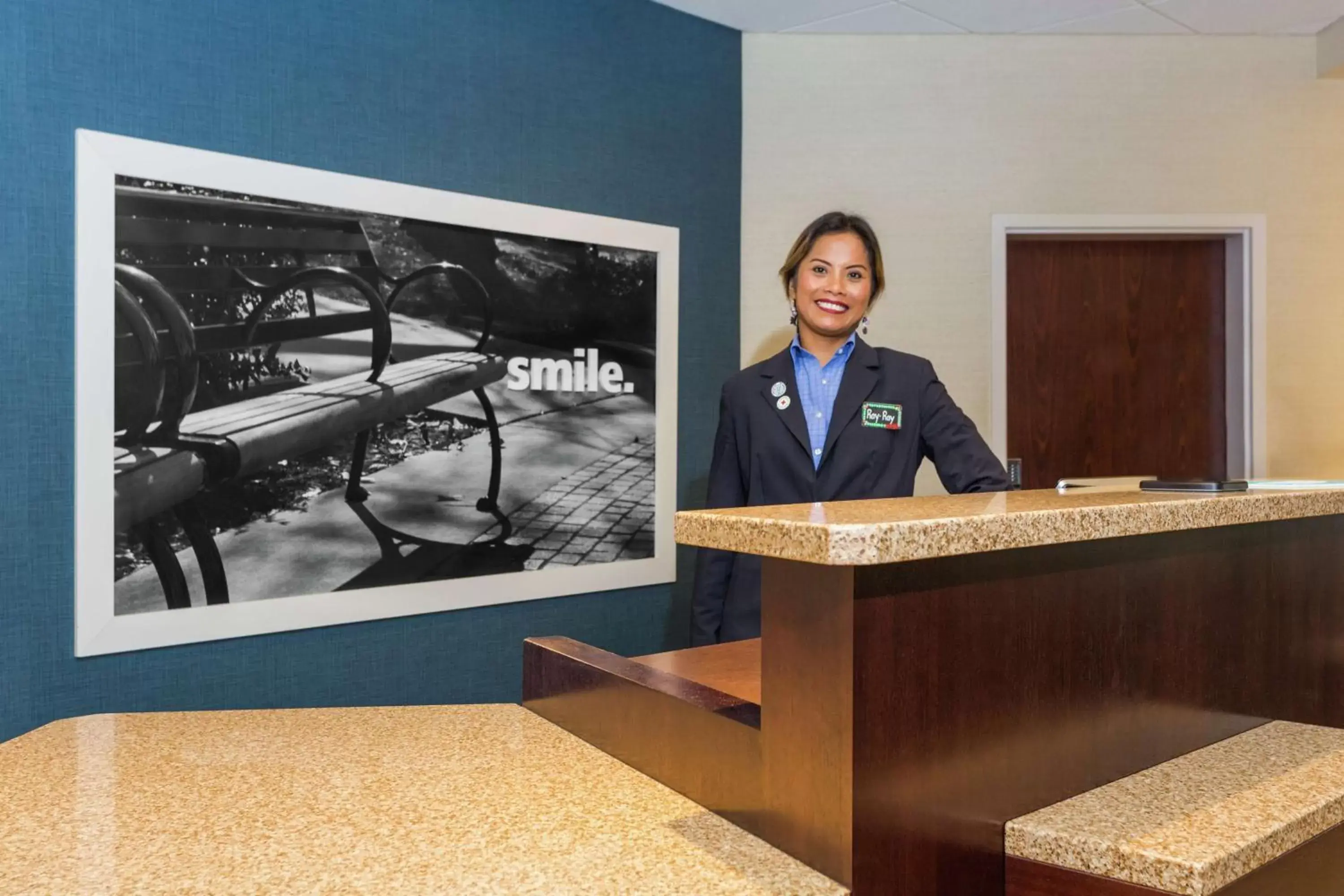 Lobby or reception in Hampton Inn Manassas