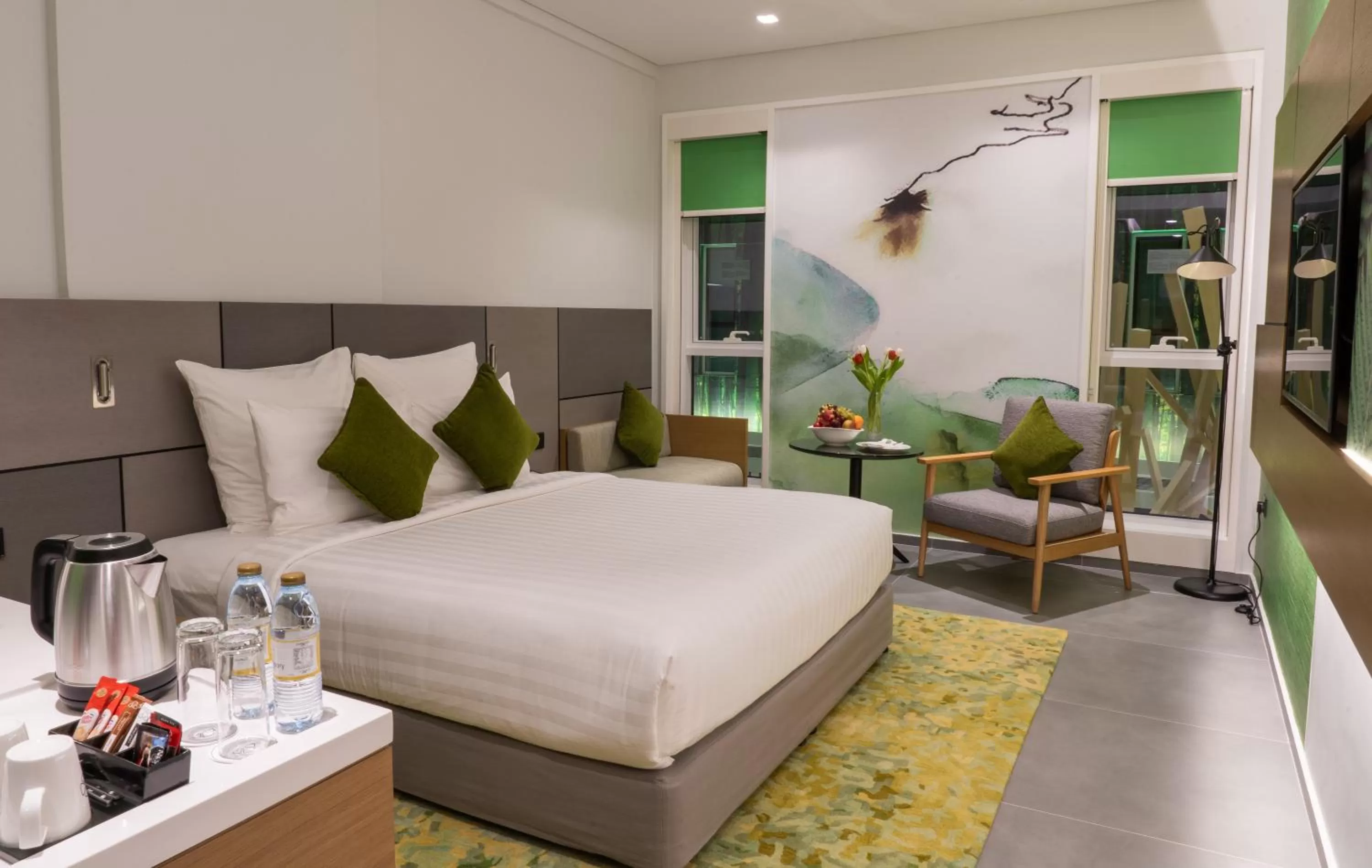 Photo of the whole room, Bed in Al Khoory Courtyard Hotel