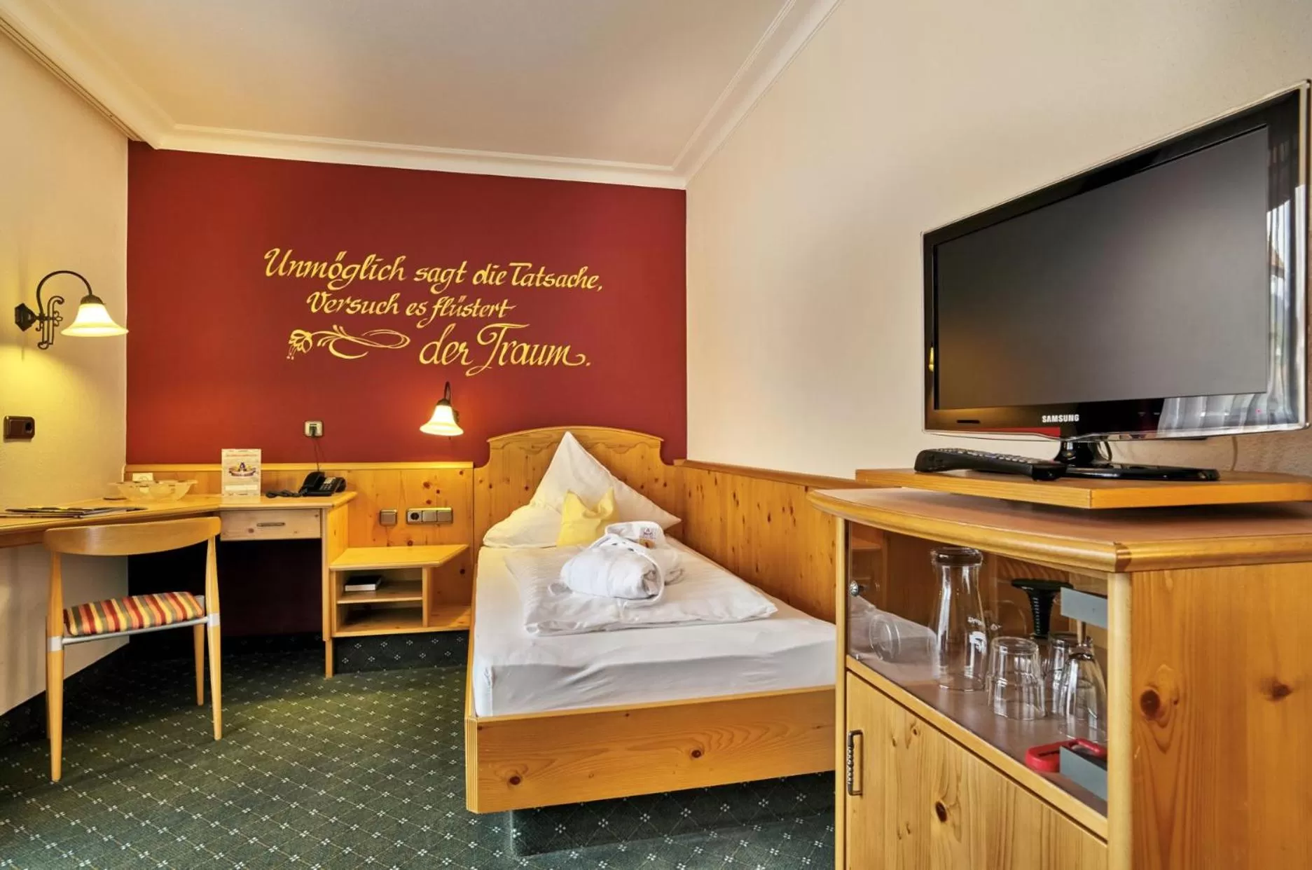 Photo of the whole room, Bed in Wander- und Aktivhotel Adam Bräu