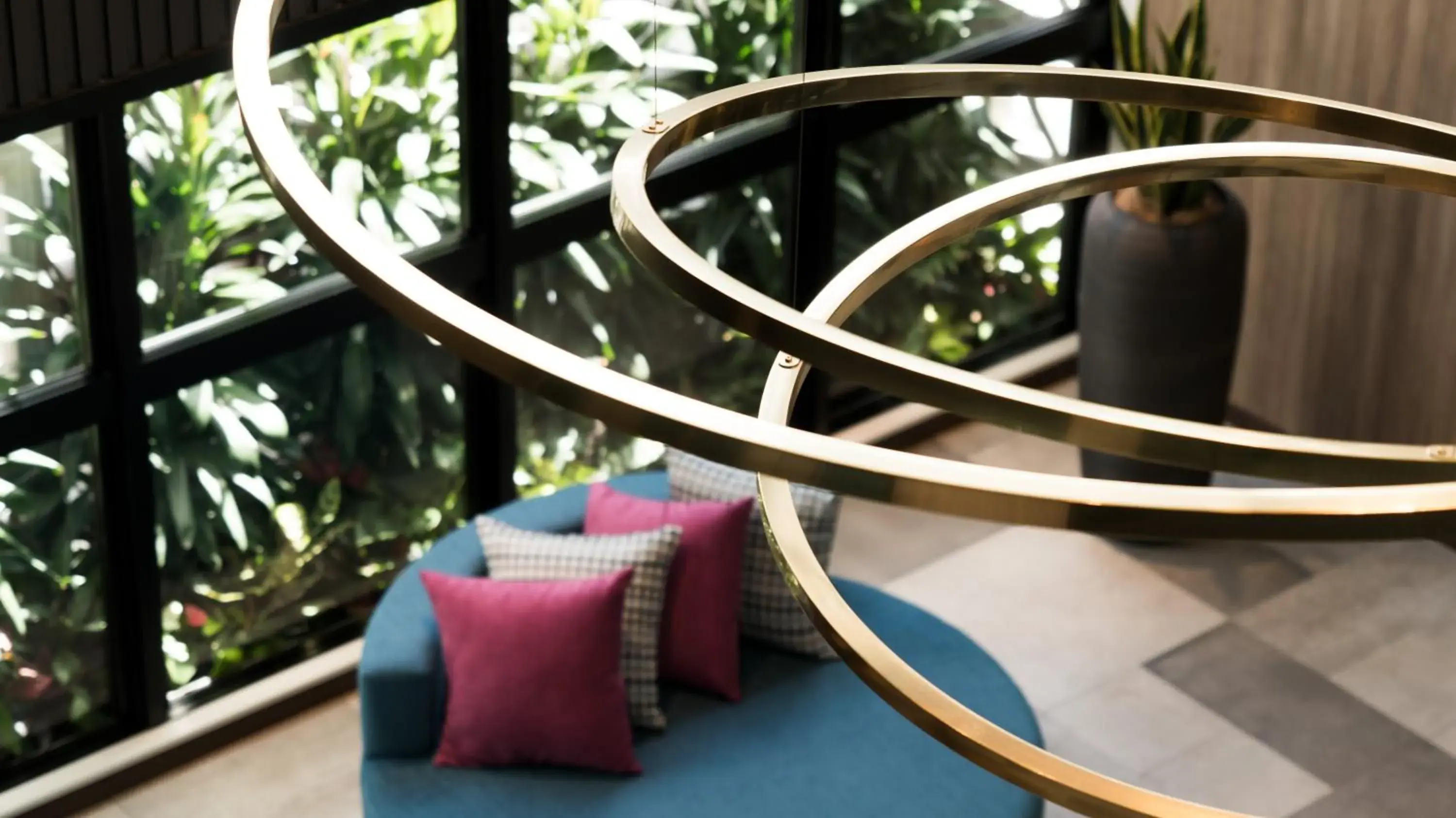 Lobby or reception, Balcony/Terrace in Tissage Hotel Naha by Nest