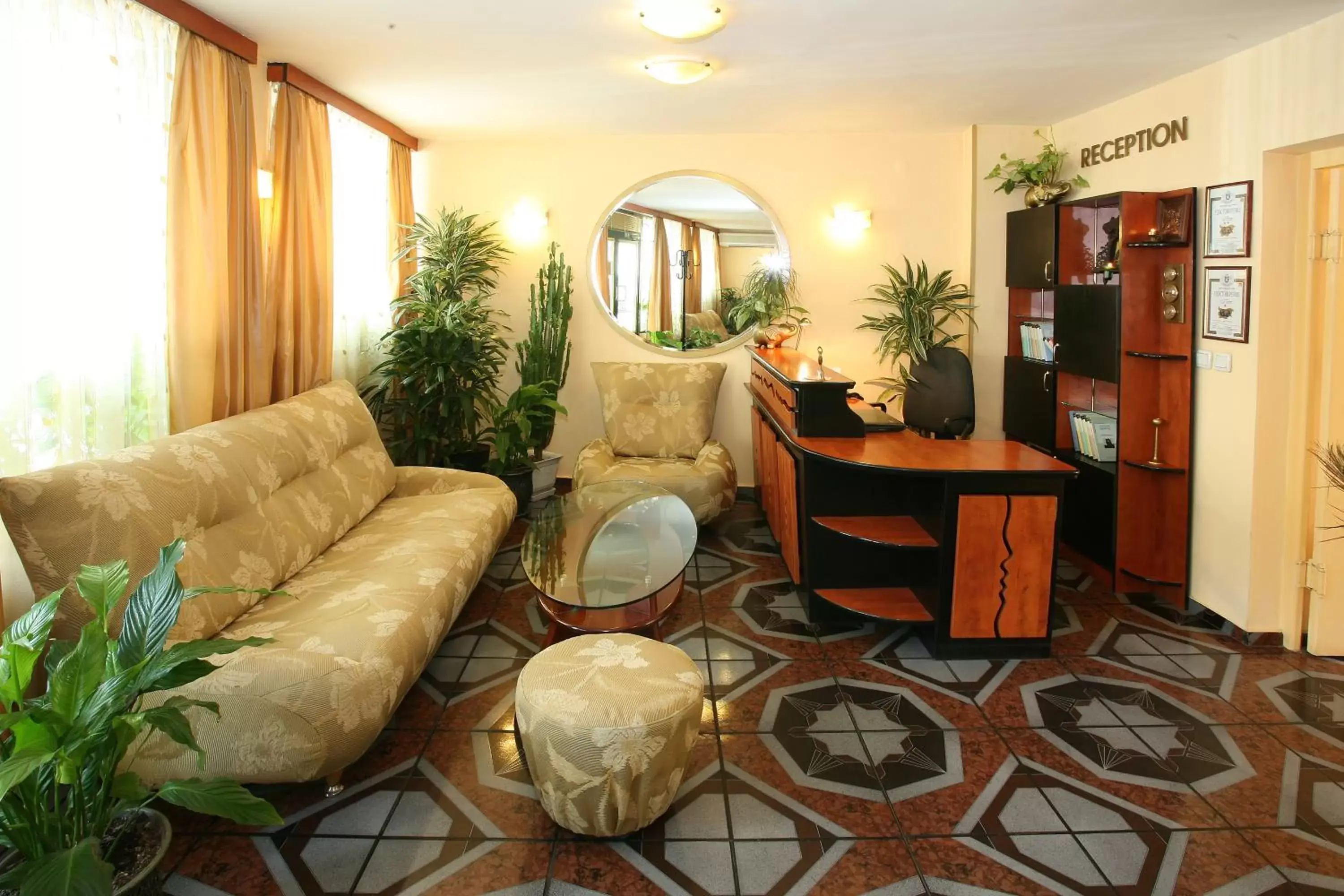 Lobby or reception in Hotel Color Lobby or reception in Hotel Color