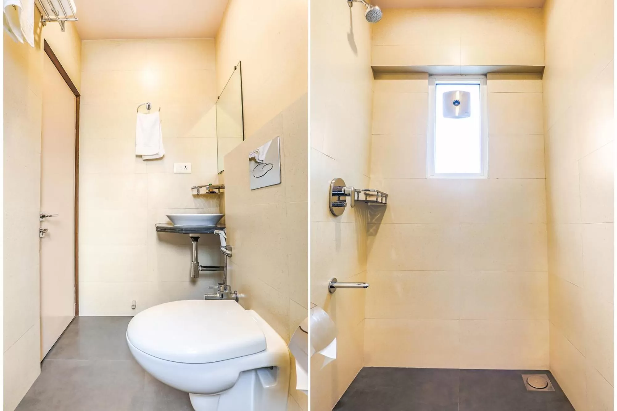 Bathroom in FabHotel Landmark Residency - Nr MIDC Turbhe