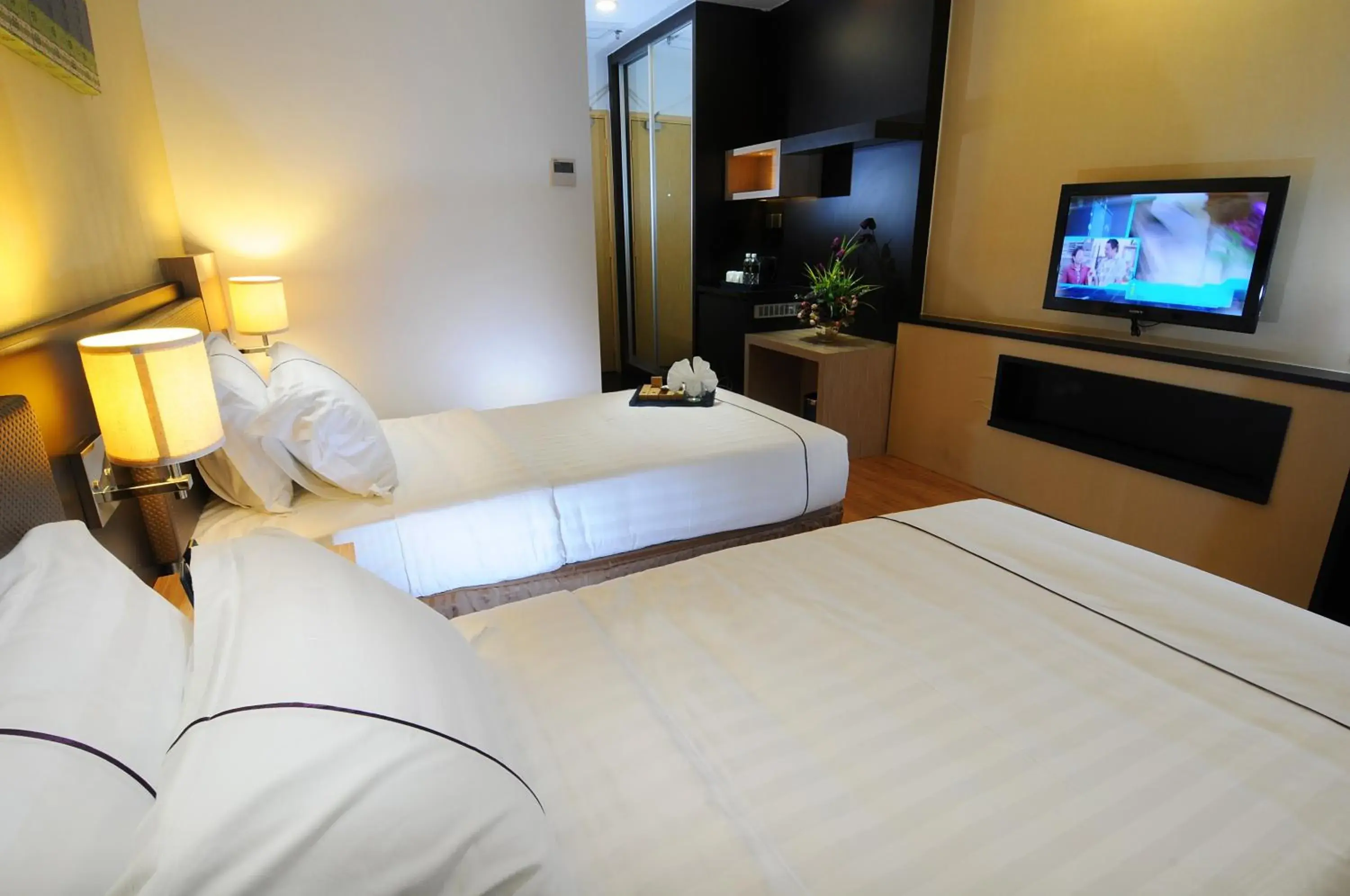 Bed in Hotel Granada Johor Bahru