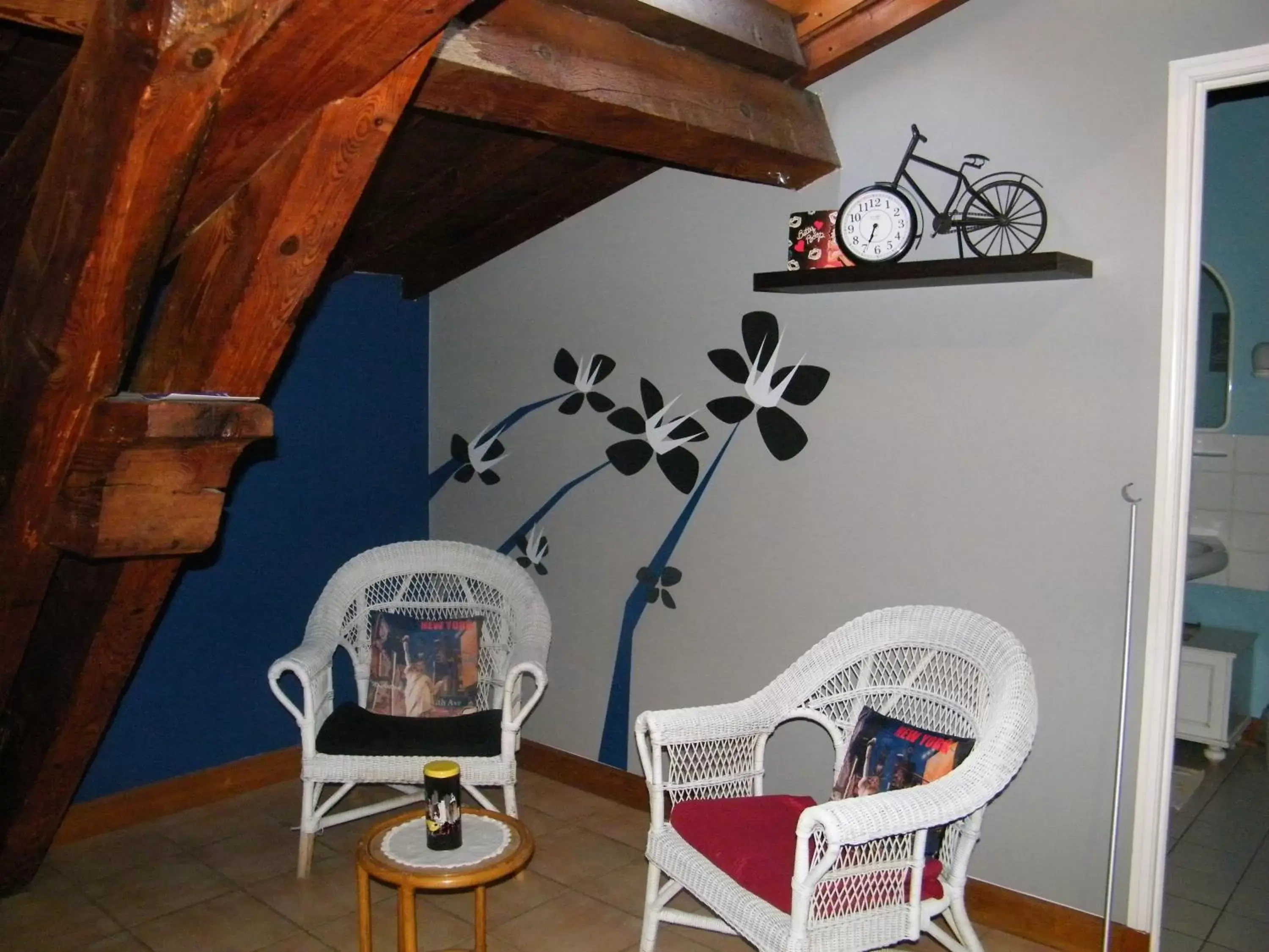 Bed, Seating Area in Domaine La Sauzette