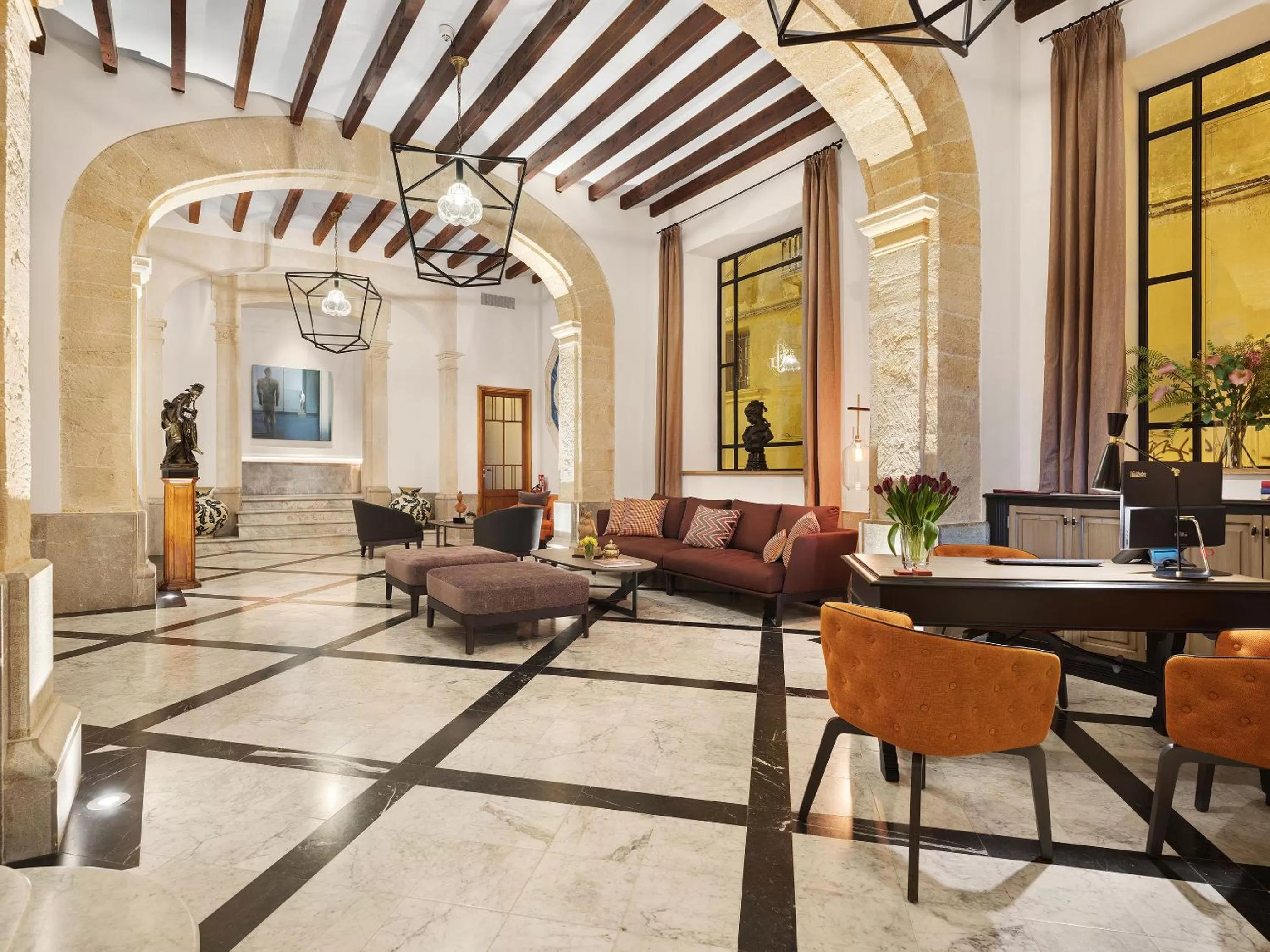 Lobby or reception in Hotel Gloria de Sant Jaume