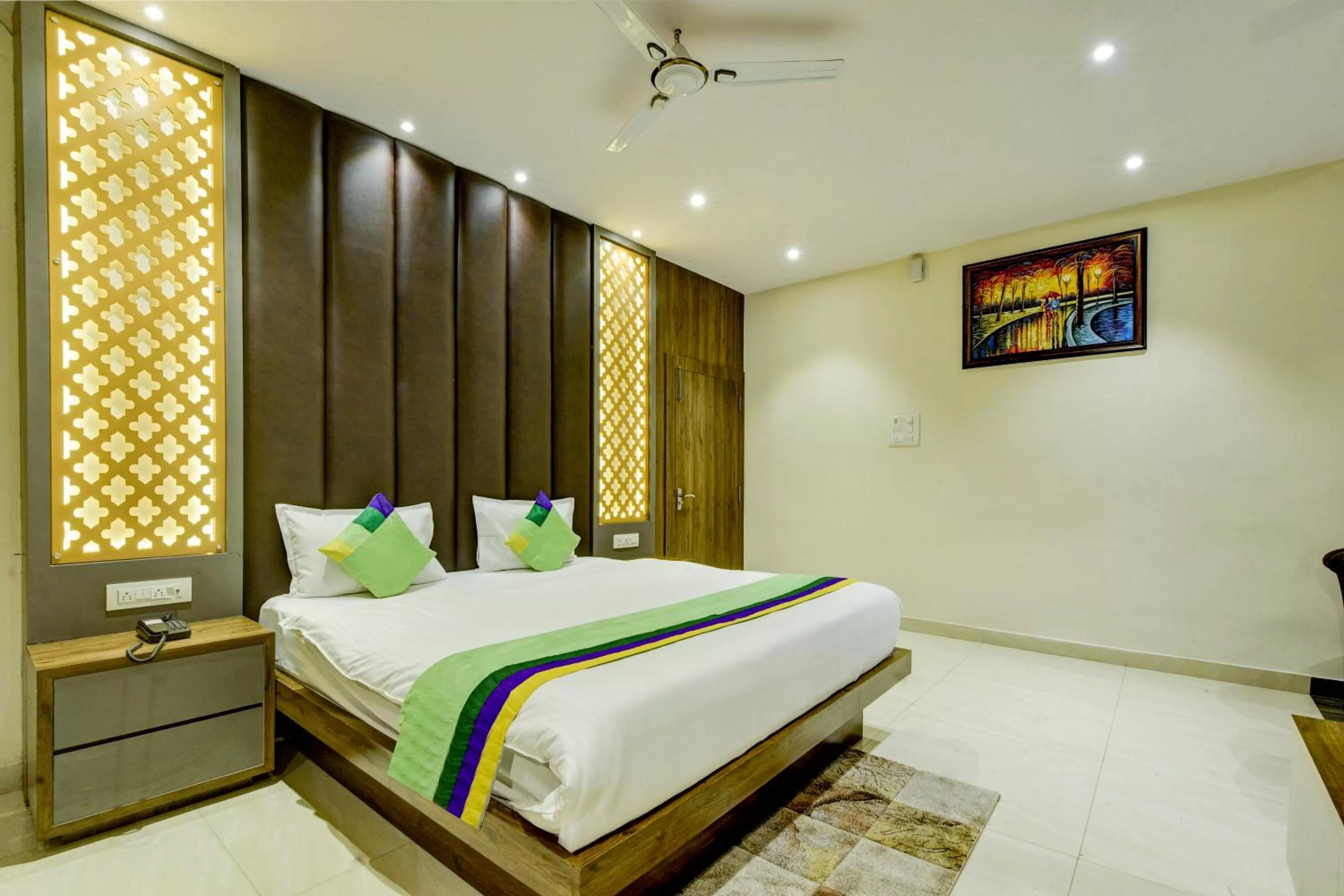 Bedroom, Bed in Treebo Winsome Banquet And Resort